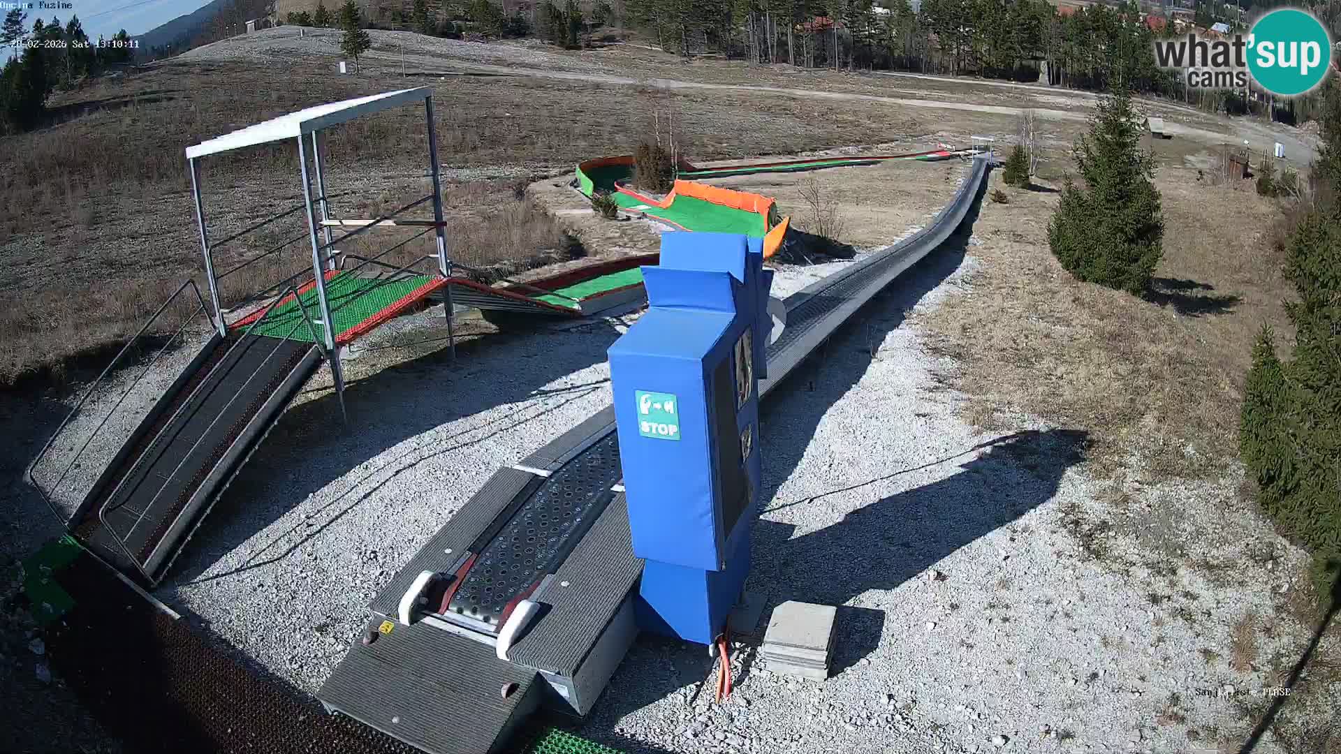 Live webcam Fužine toboggan run – Croatia