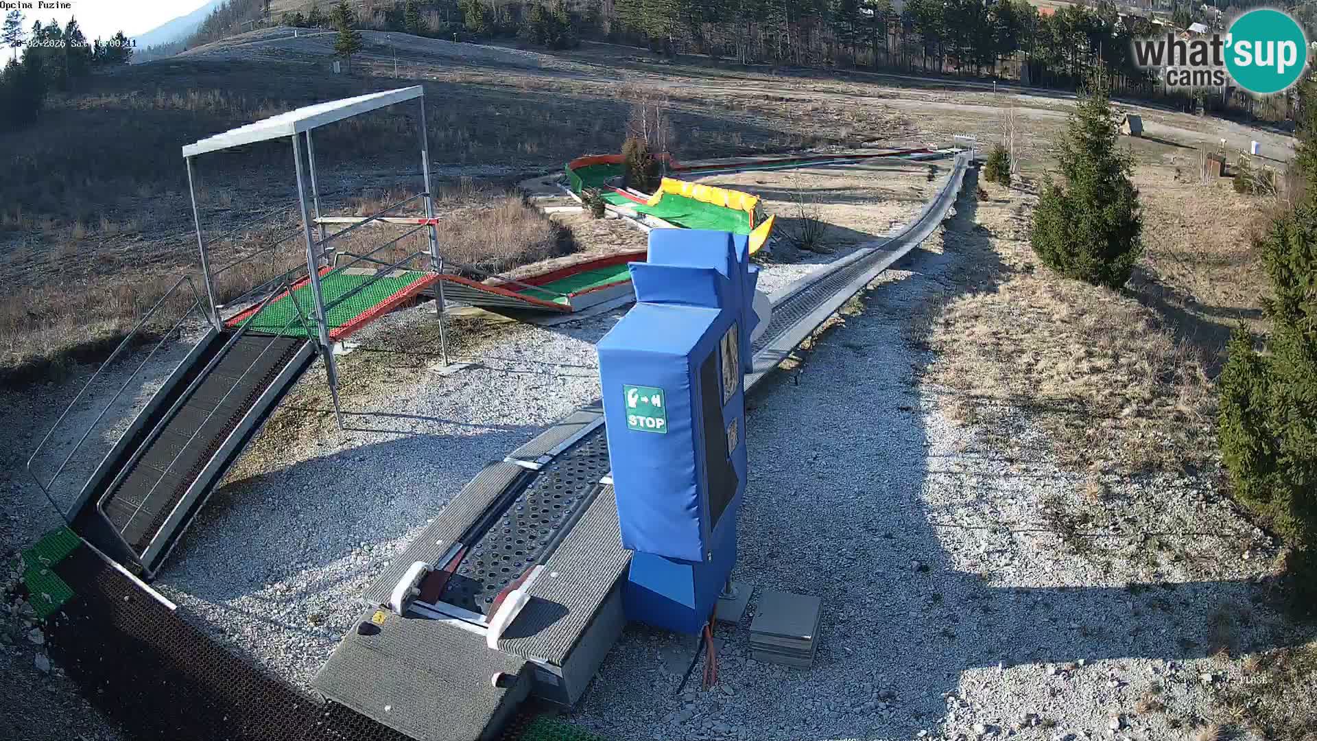 Webcam en vivo Pista de trineo Fužine – Croacia