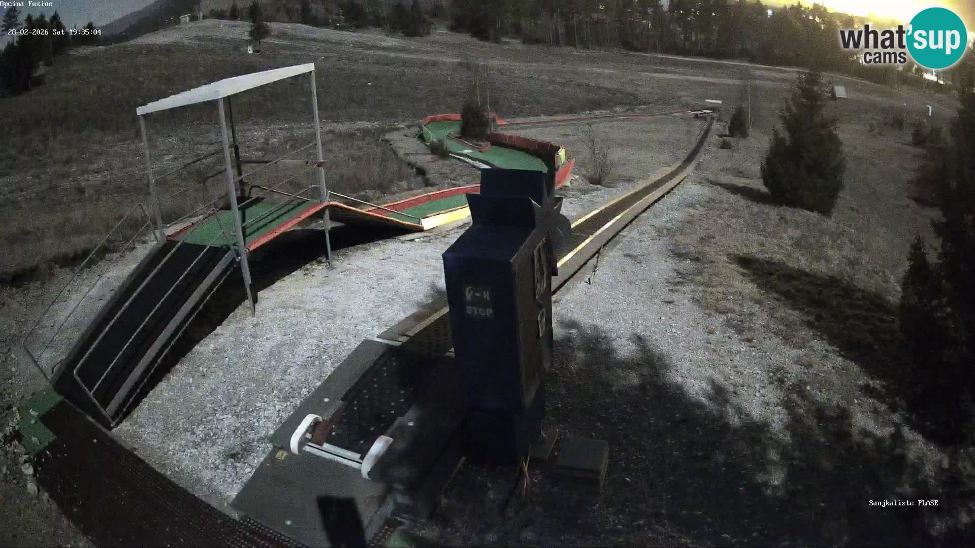 Spletna kamera v živo Sankališče Fužine – Hrvaška