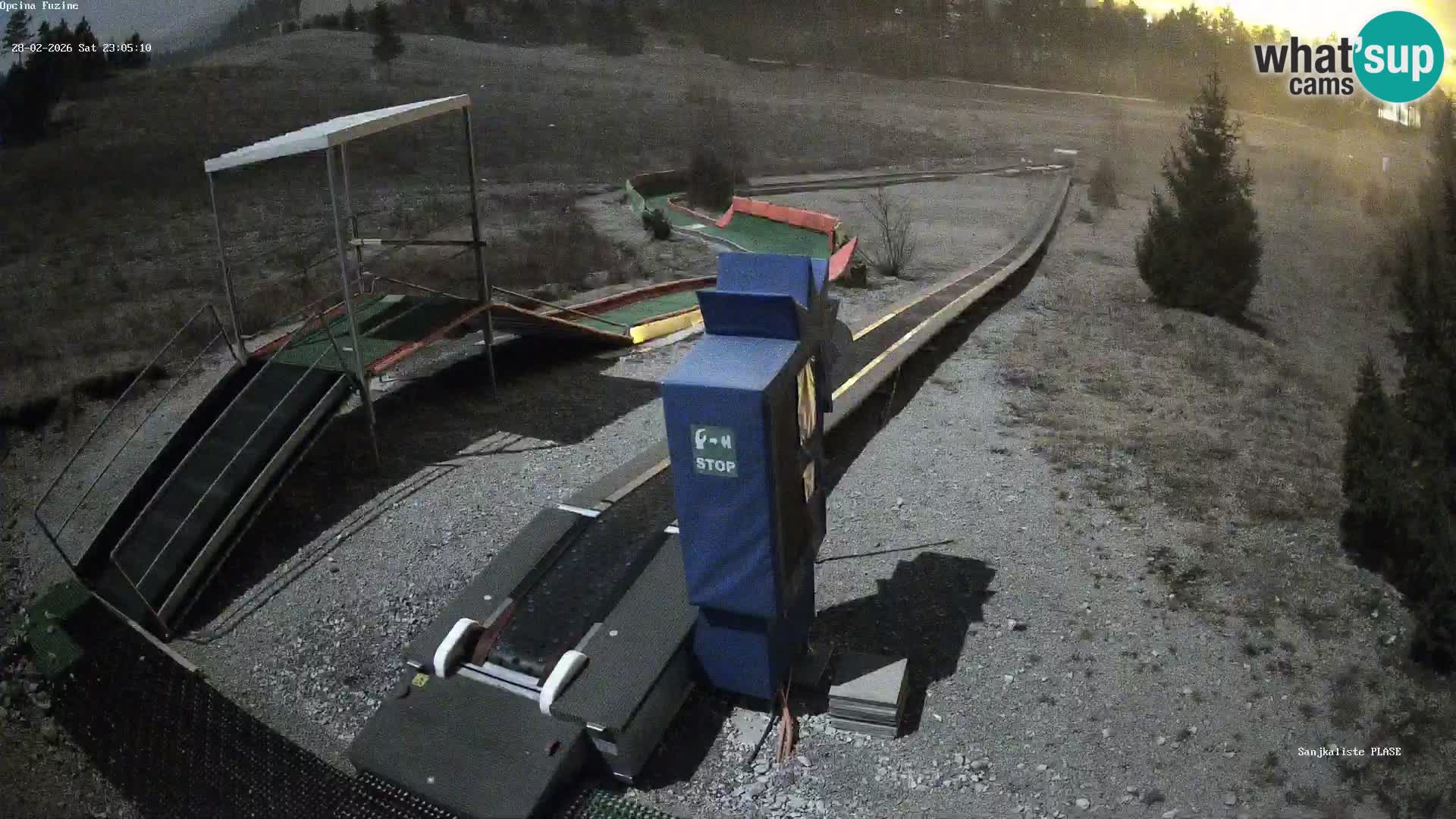 Live webcam Fužine toboggan run – Croatia