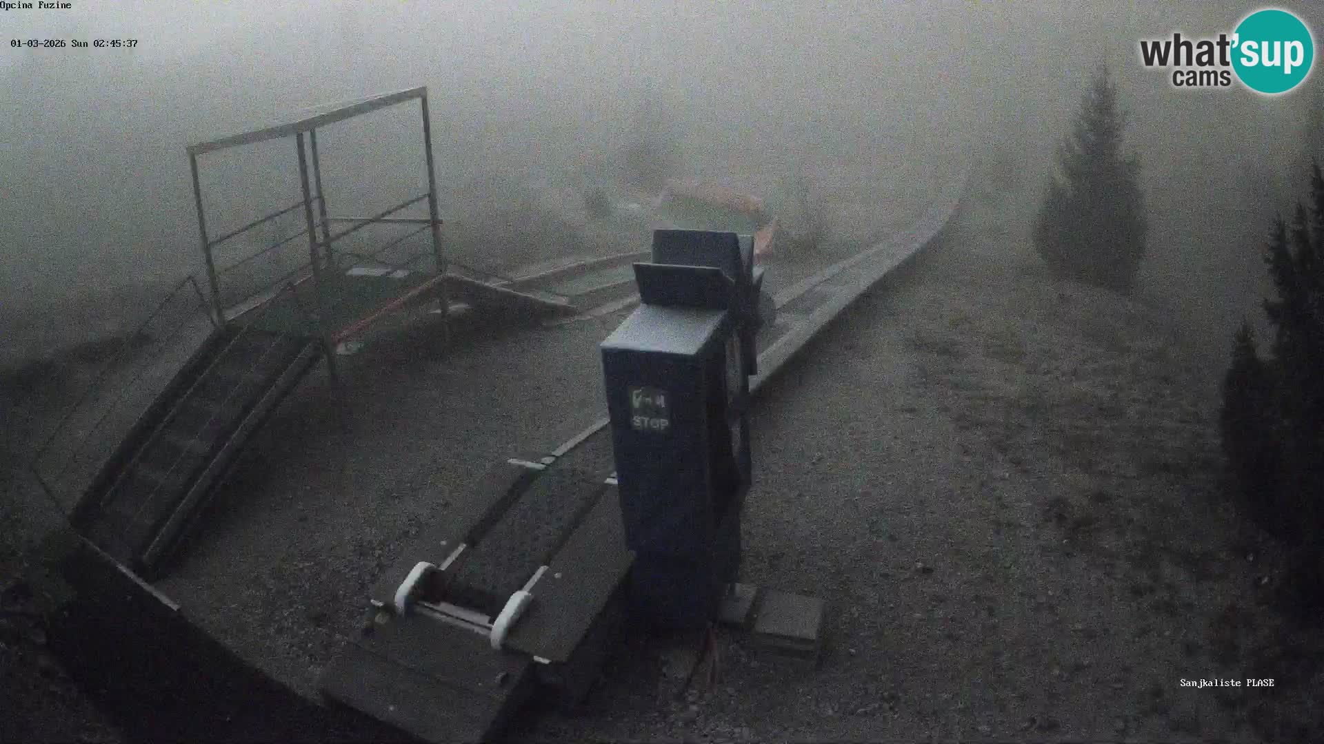 Live webcam Fužine toboggan run – Croatia