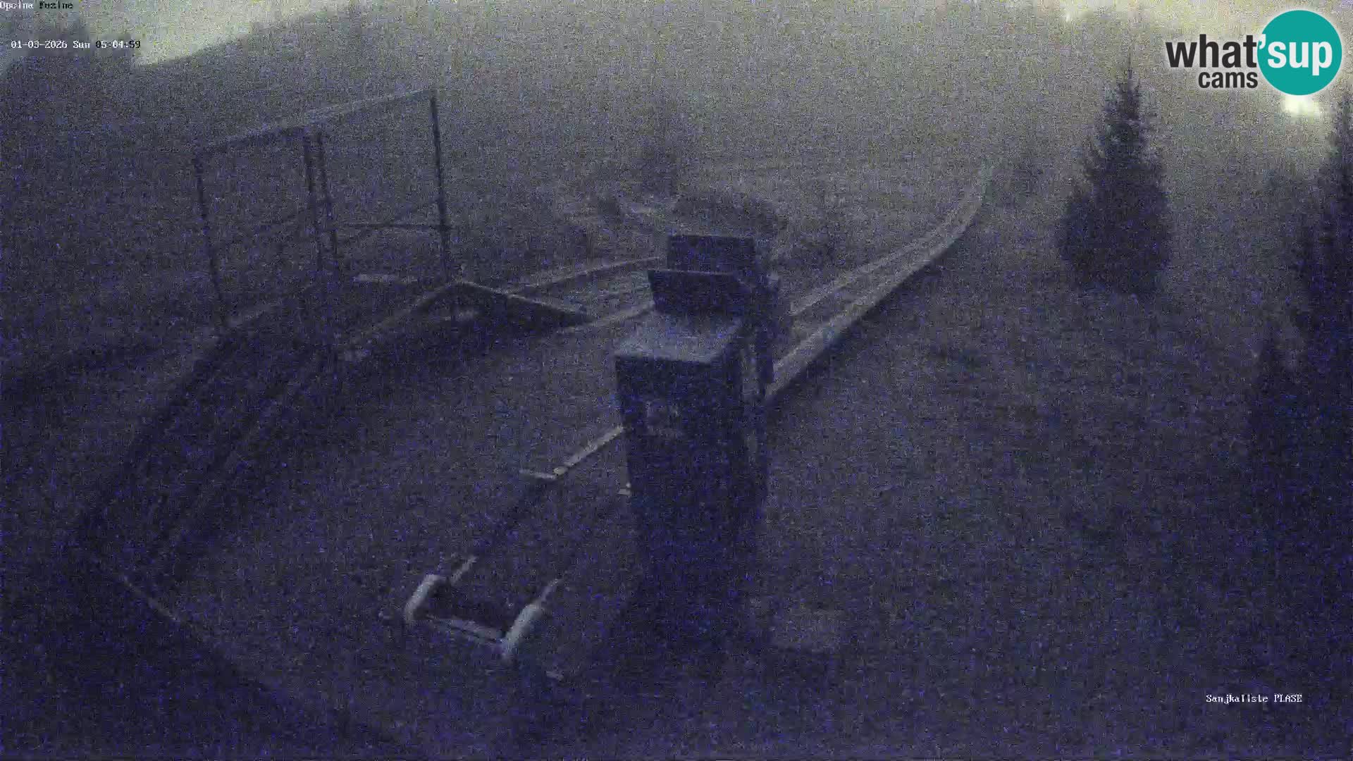 Live webcam Fužine toboggan run – Croatia