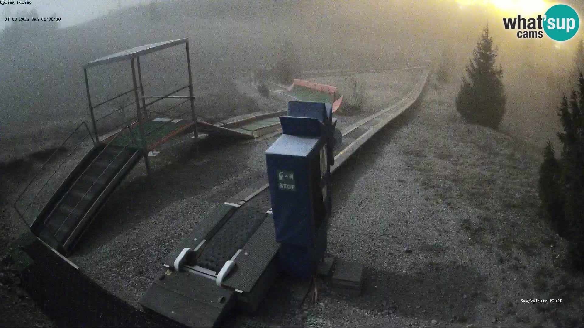 Web kamera uživo Sanjkalište Fužine – Hrvatska