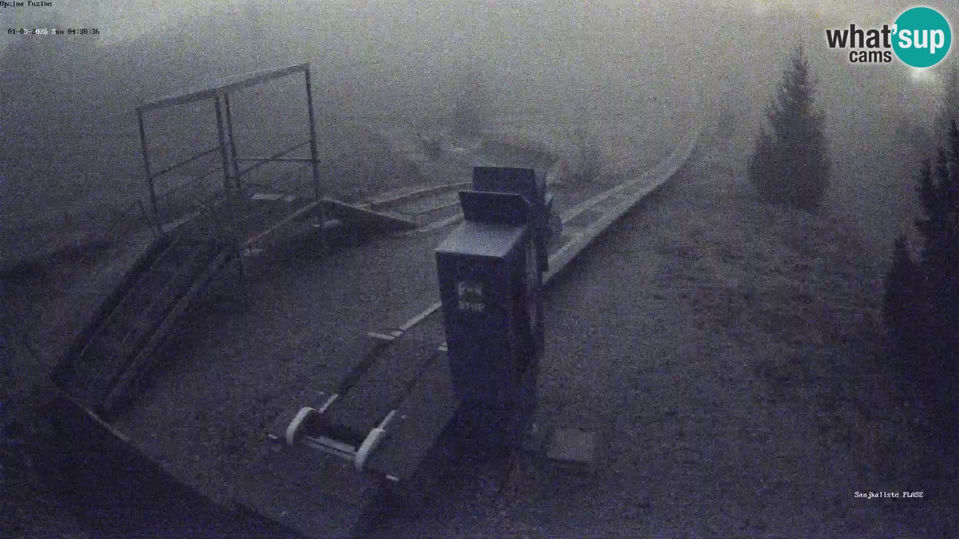 Live webcam Fužine toboggan run – Croatia