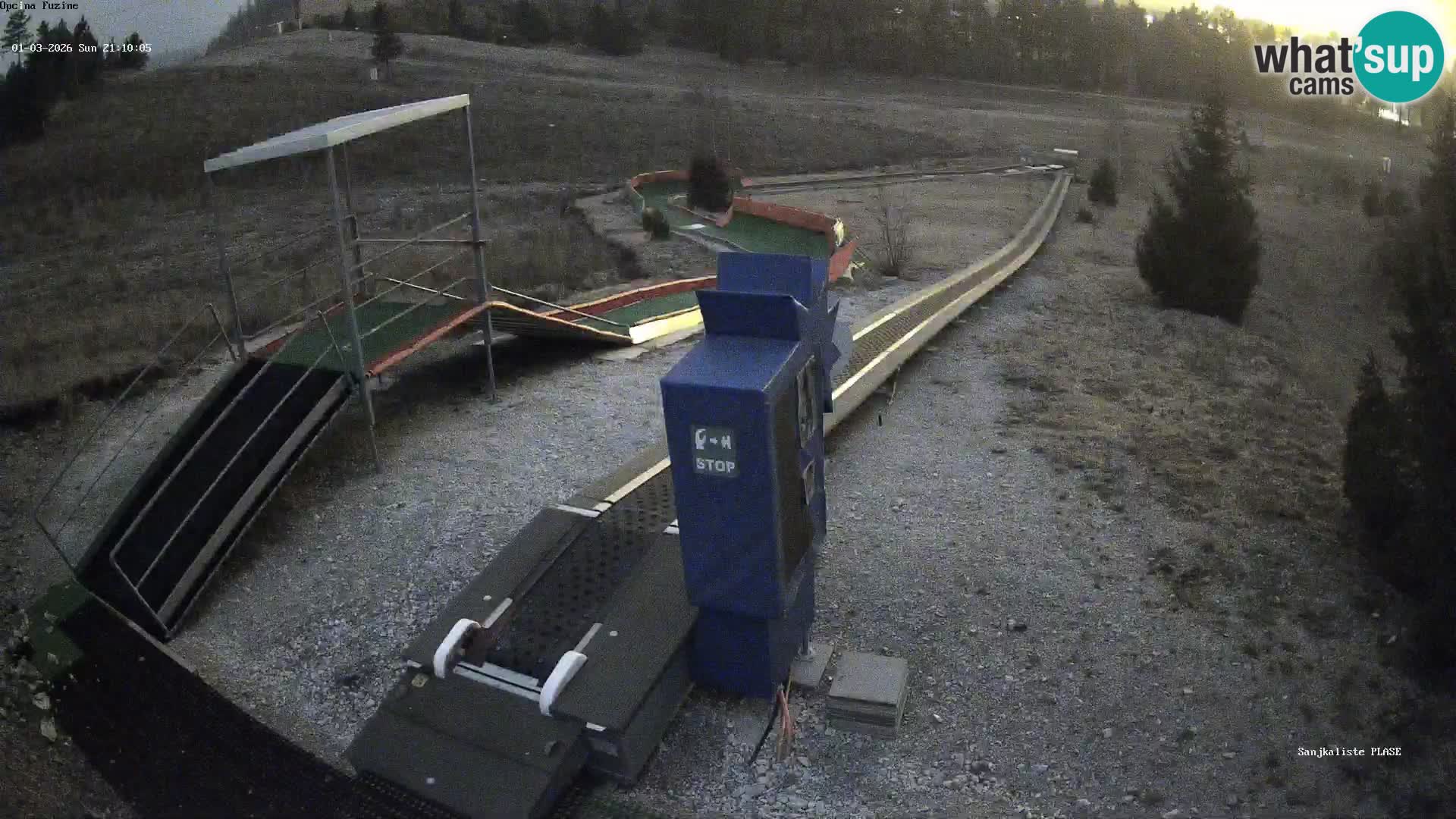 Web kamera uživo Sanjkalište Fužine – Hrvatska