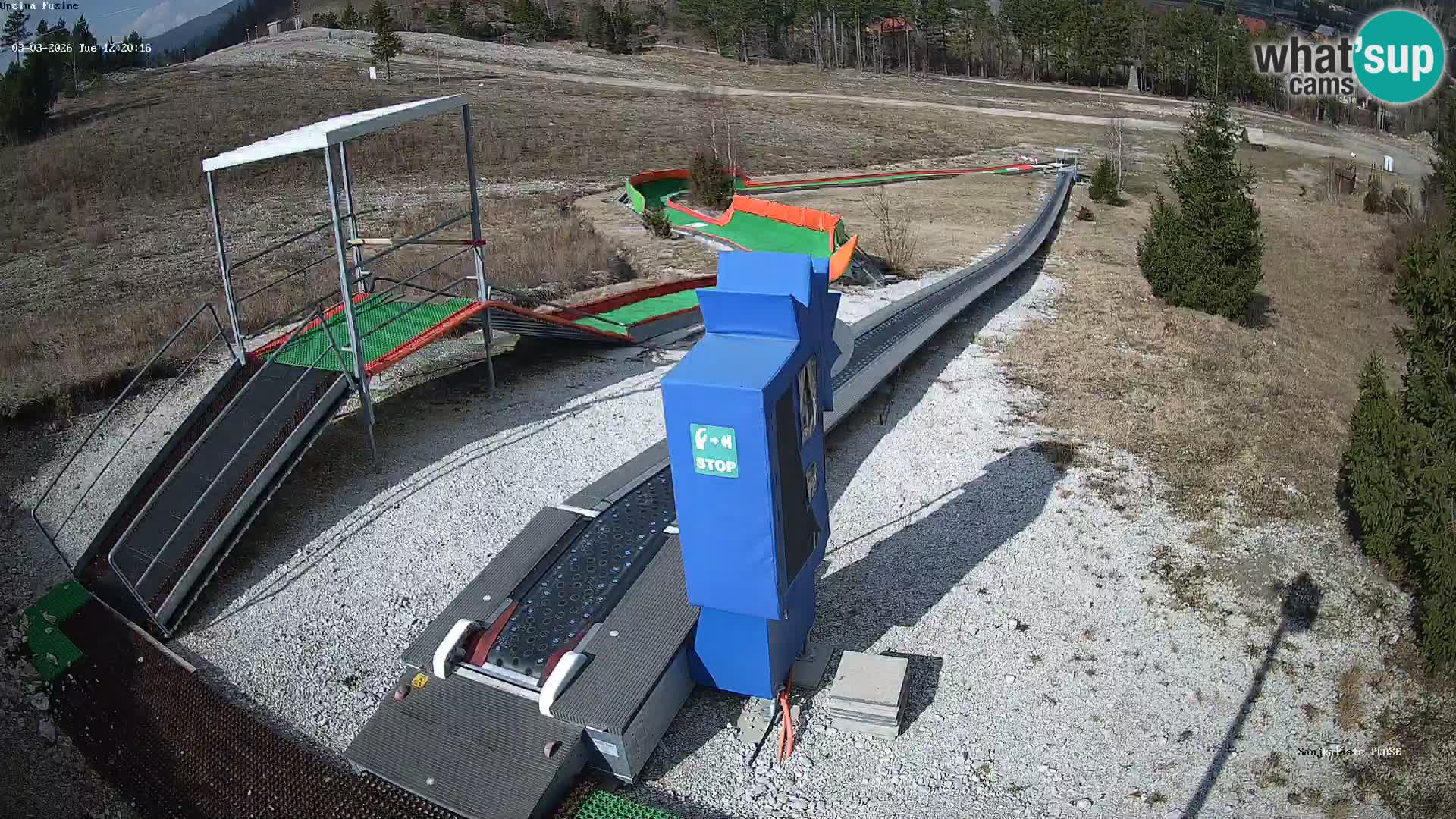 Webcam en vivo Pista de trineo Fužine – Croacia