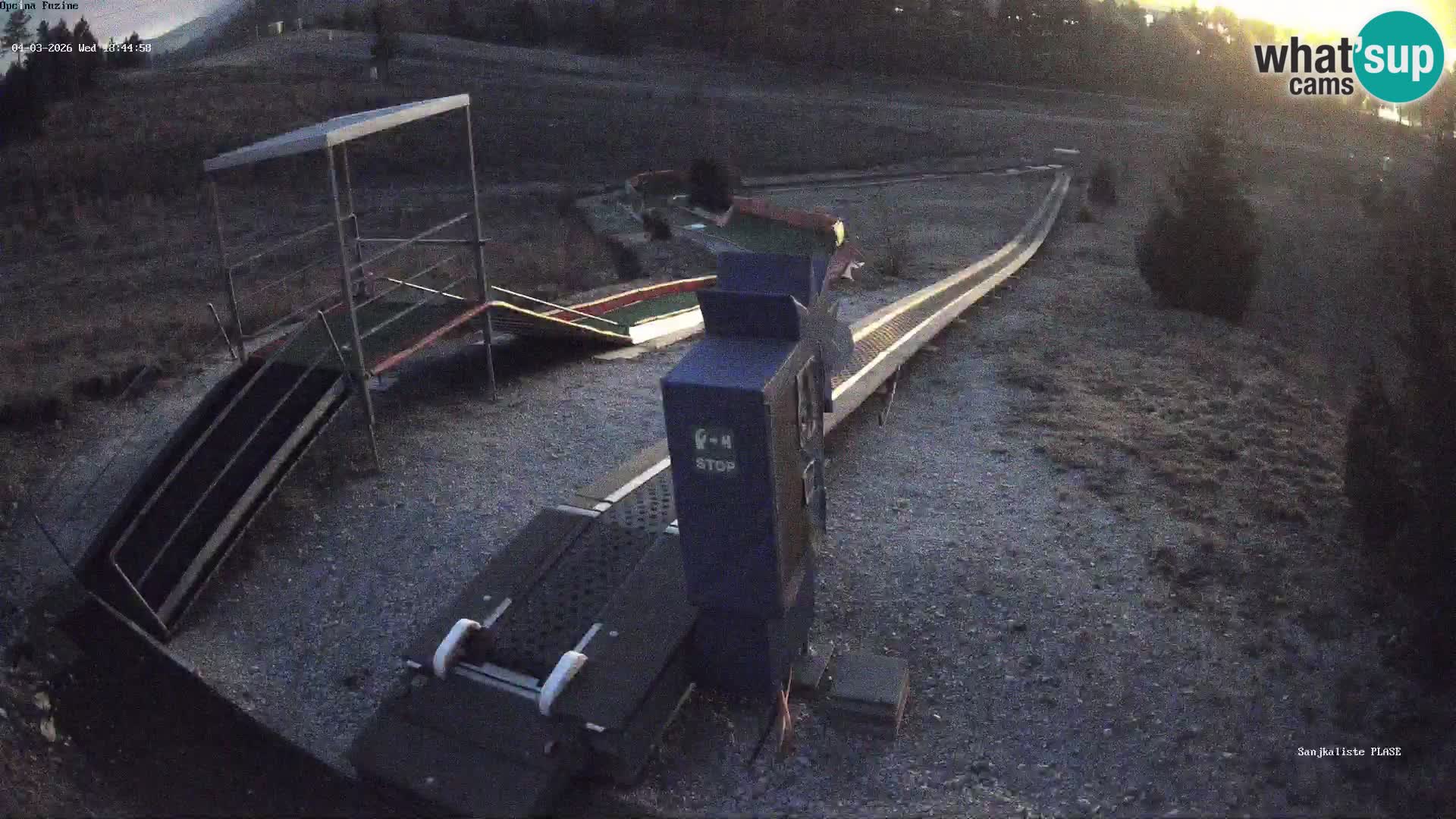 Webcam en direct Piste de luge de Fužine – Croatie