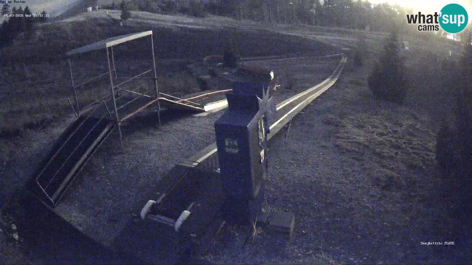 Spletna kamera v živo Sankališče Fužine – Hrvaška