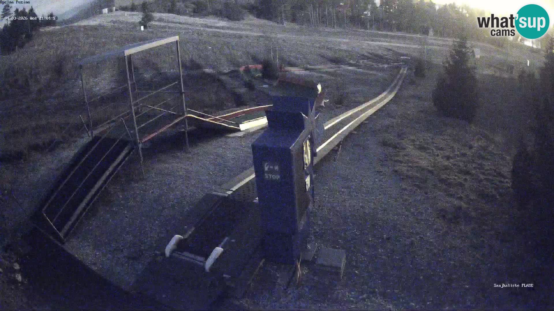 Web kamera uživo Sanjkalište Fužine – Hrvatska