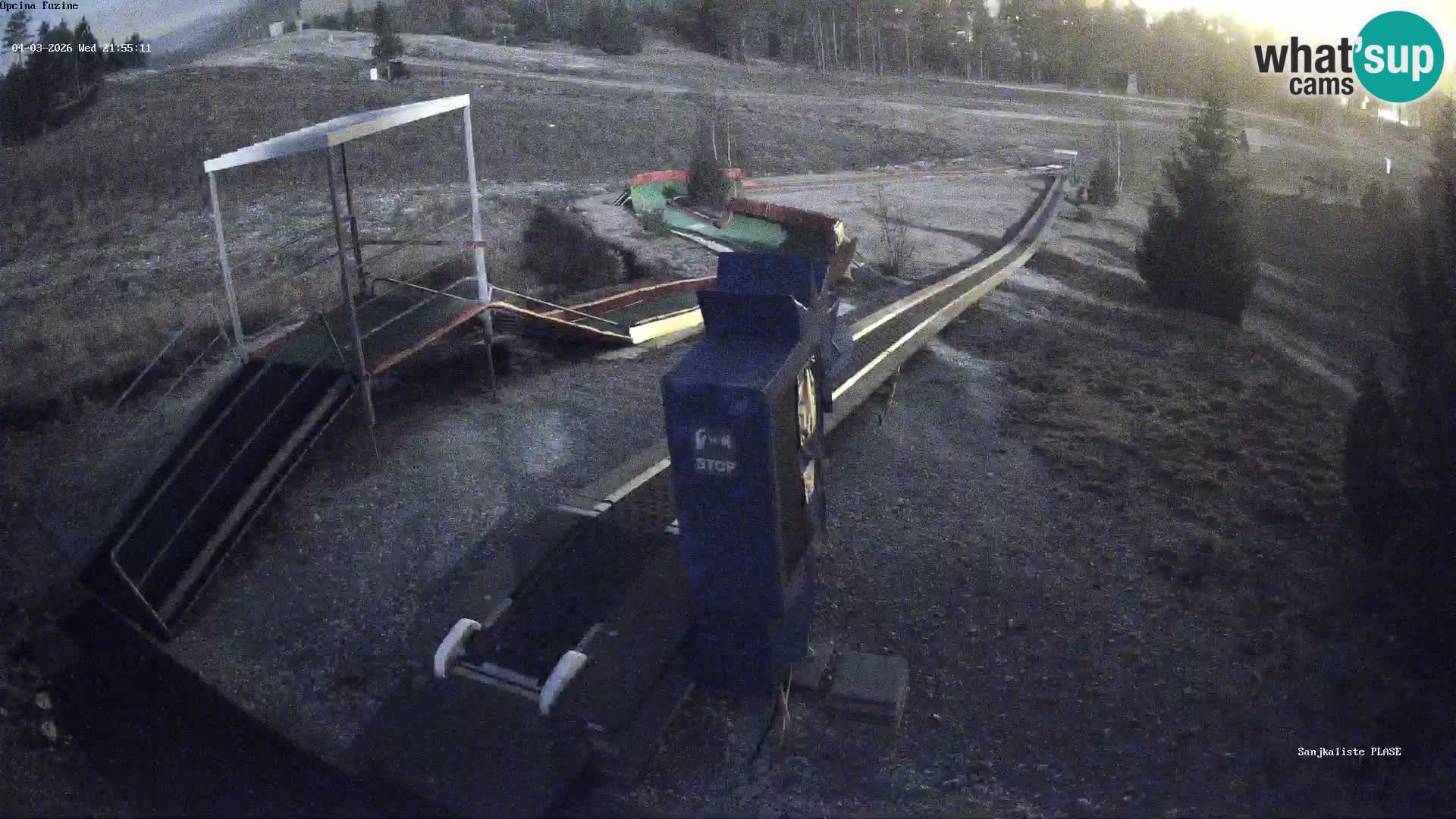 Spletna kamera v živo Sankališče Fužine – Hrvaška