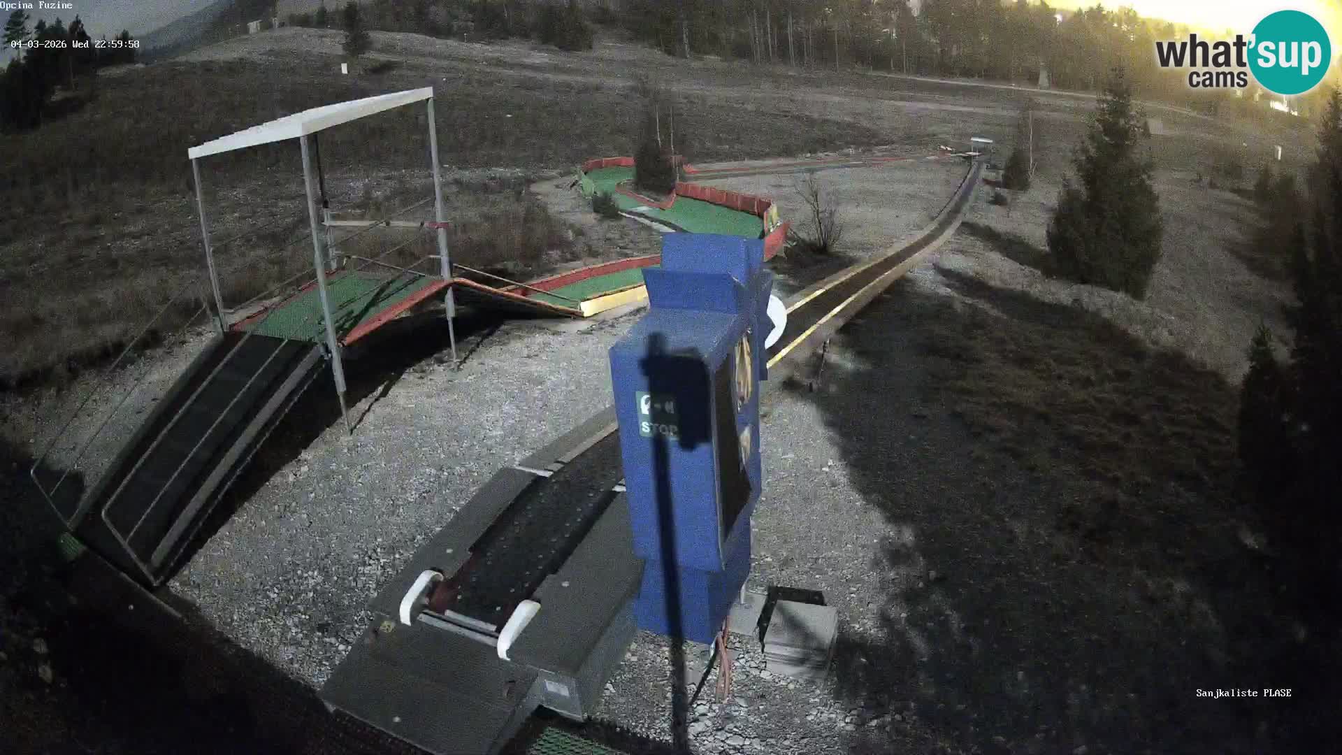 Web kamera uživo Sanjkalište Fužine – Hrvatska