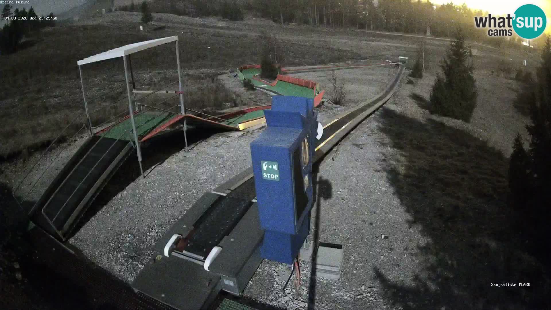 Web kamera uživo Sanjkalište Fužine – Hrvatska