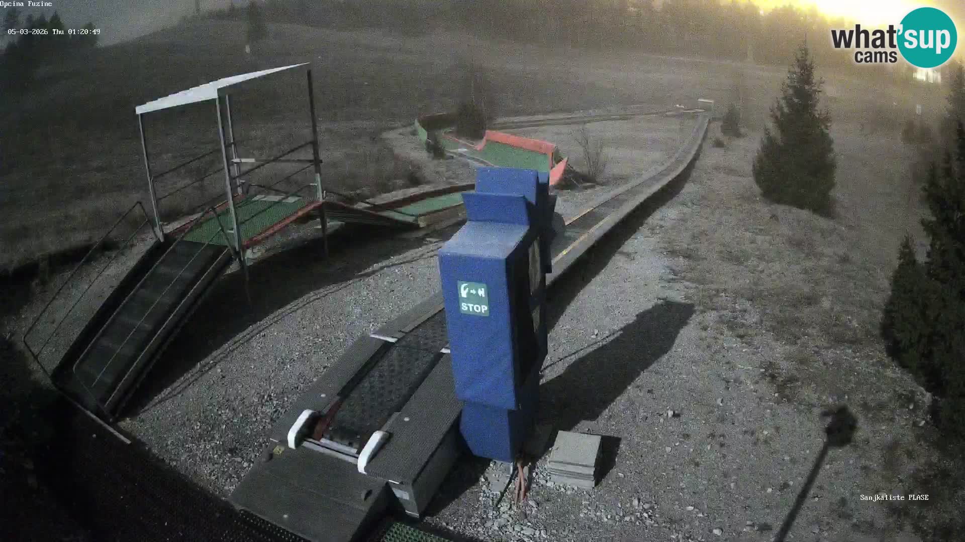 Web kamera uživo Sanjkalište Fužine – Hrvatska