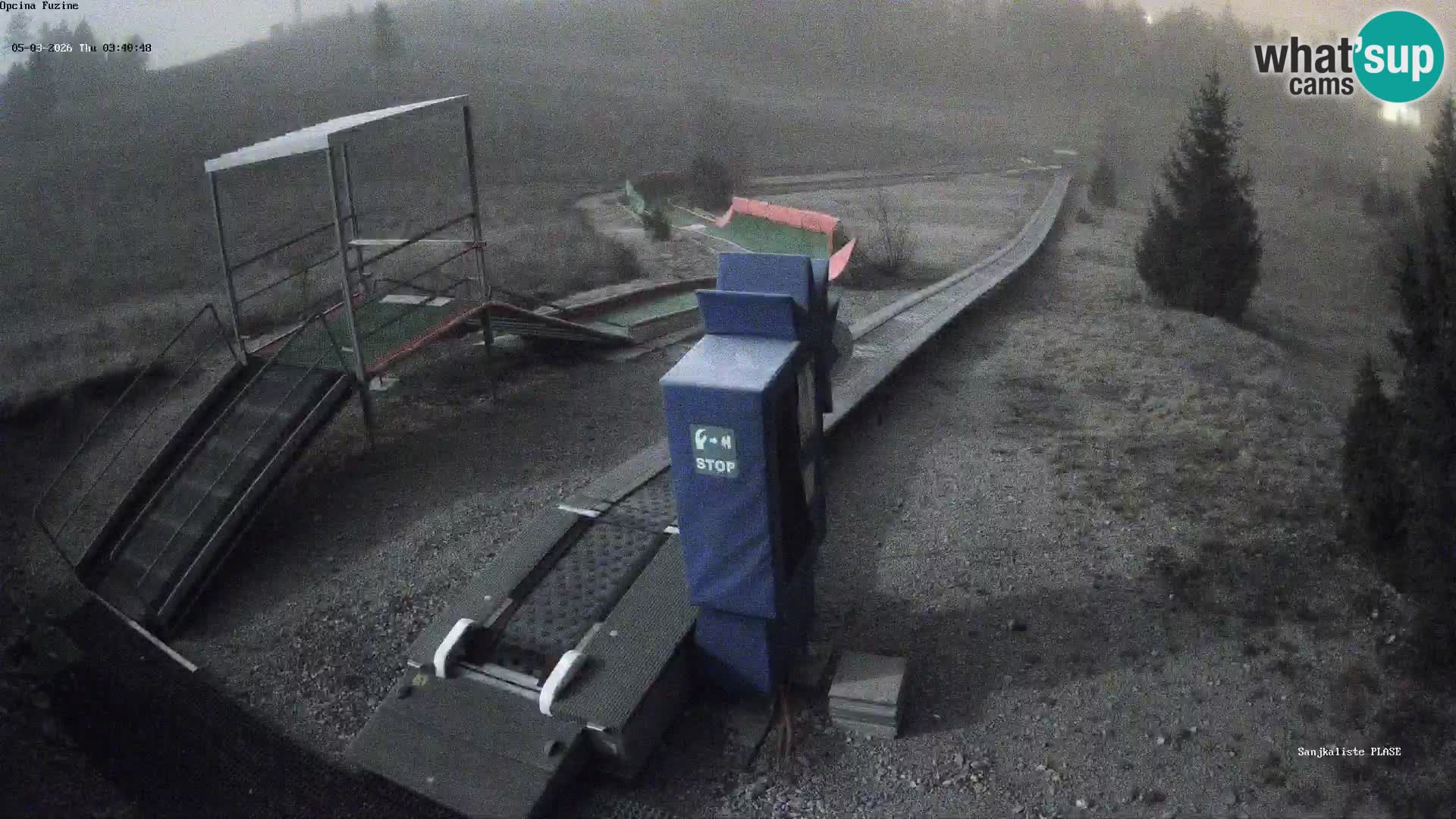 Spletna kamera v živo Sankališče Fužine – Hrvaška