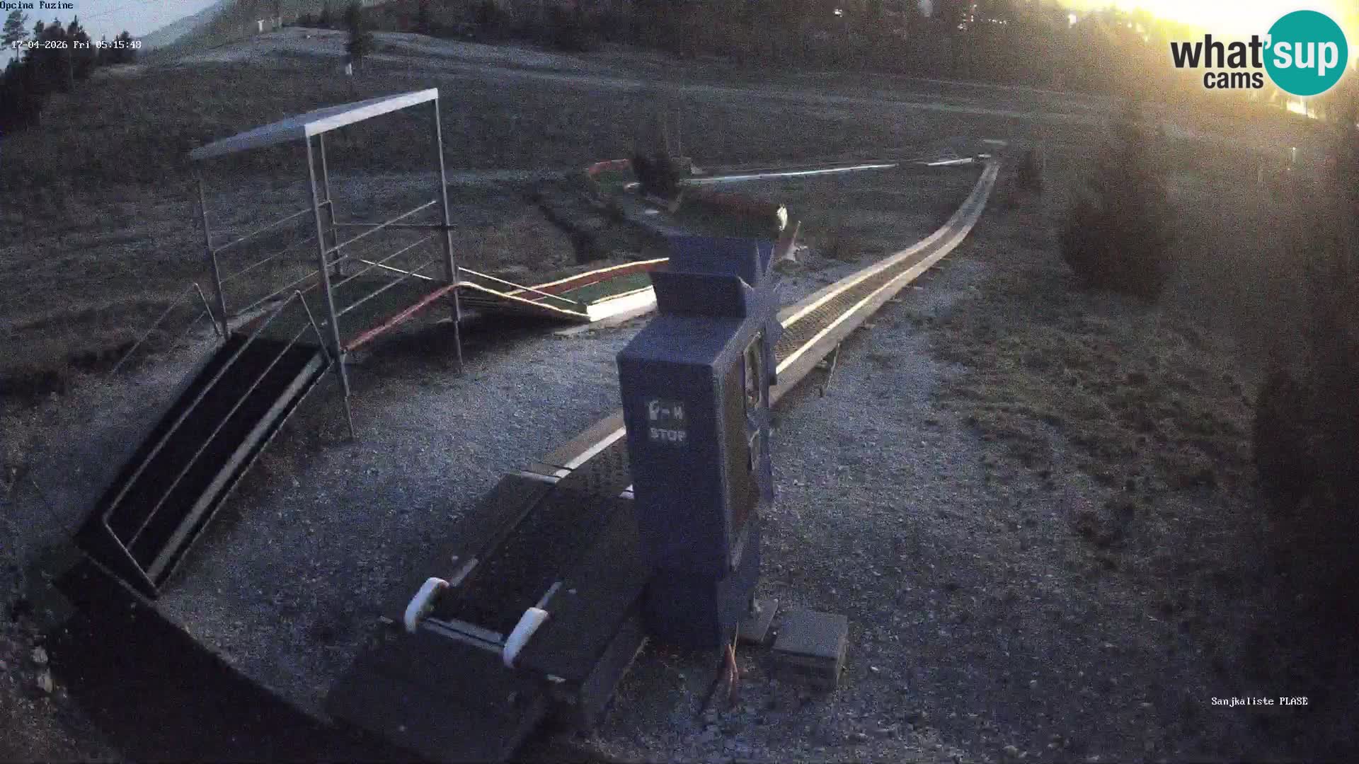 Spletna kamera v živo Sankališče Fužine – Hrvaška