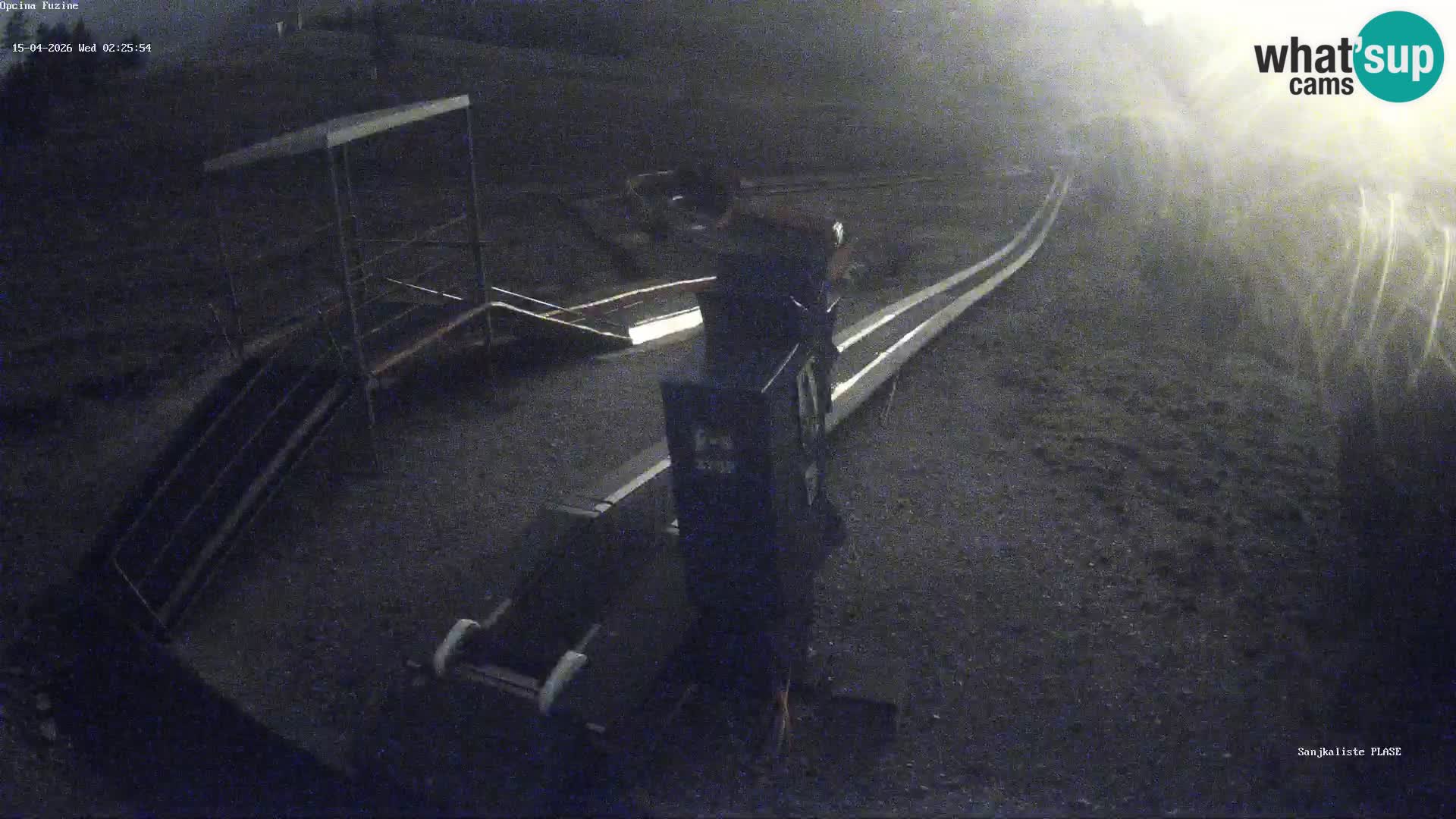 Webcam en vivo Pista de trineo Fužine – Croacia