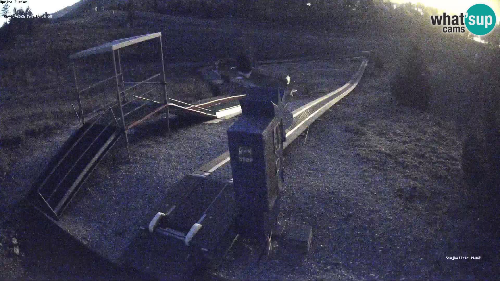 Live webcam Fužine toboggan run – Croatia