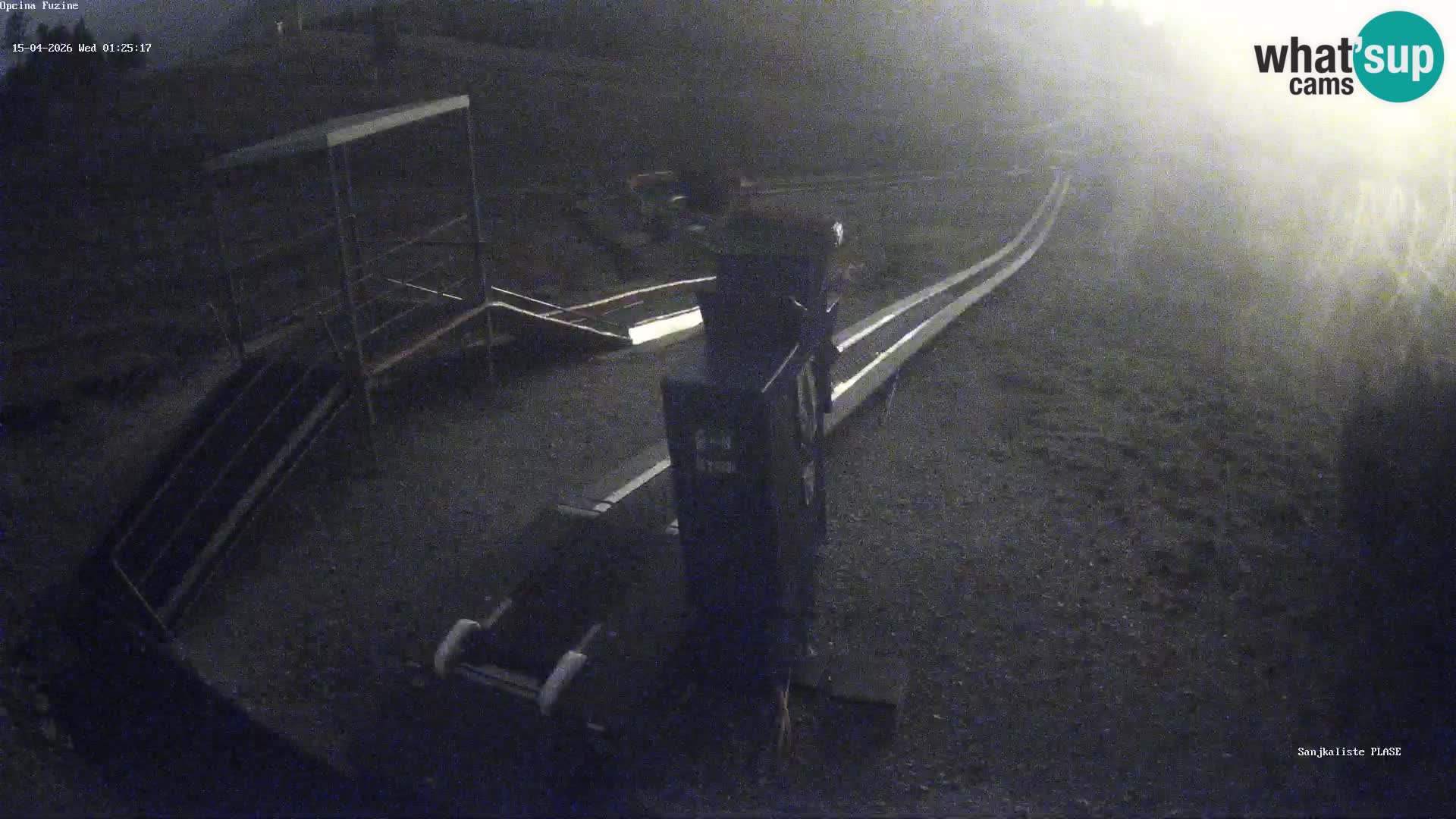 Live webcam Pista da slittino Fužine – Croazia