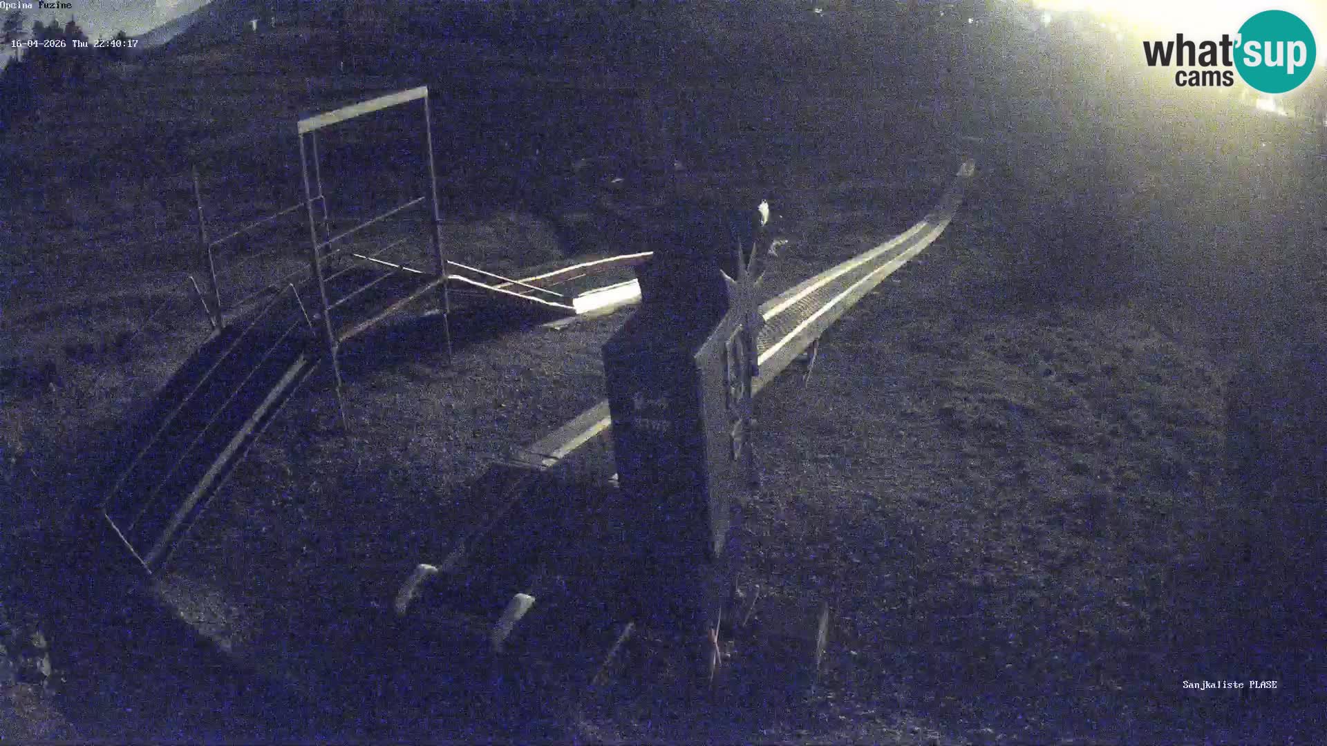 Webcam en vivo Pista de trineo Fužine – Croacia