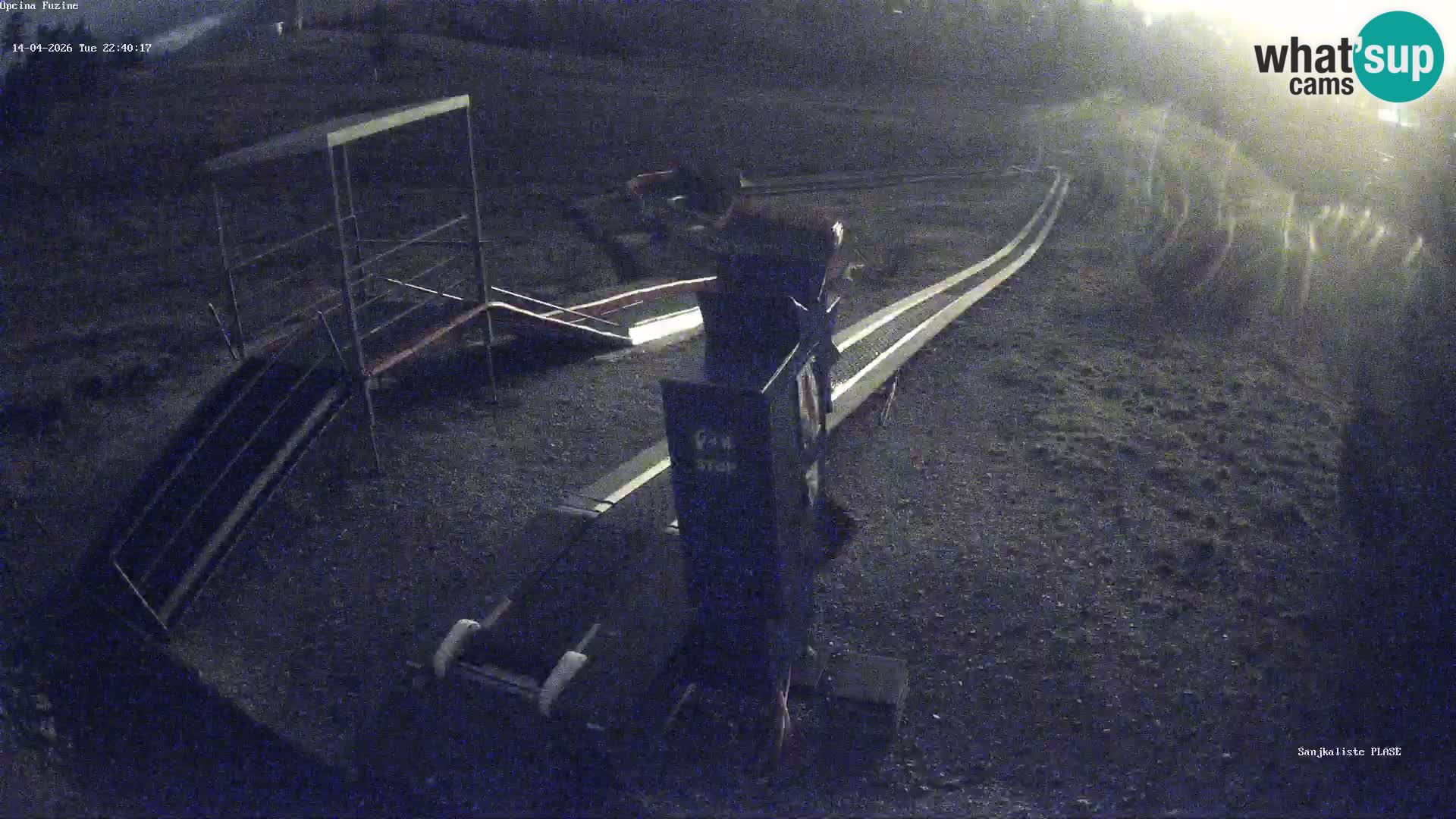 Webcam en vivo Pista de trineo Fužine – Croacia