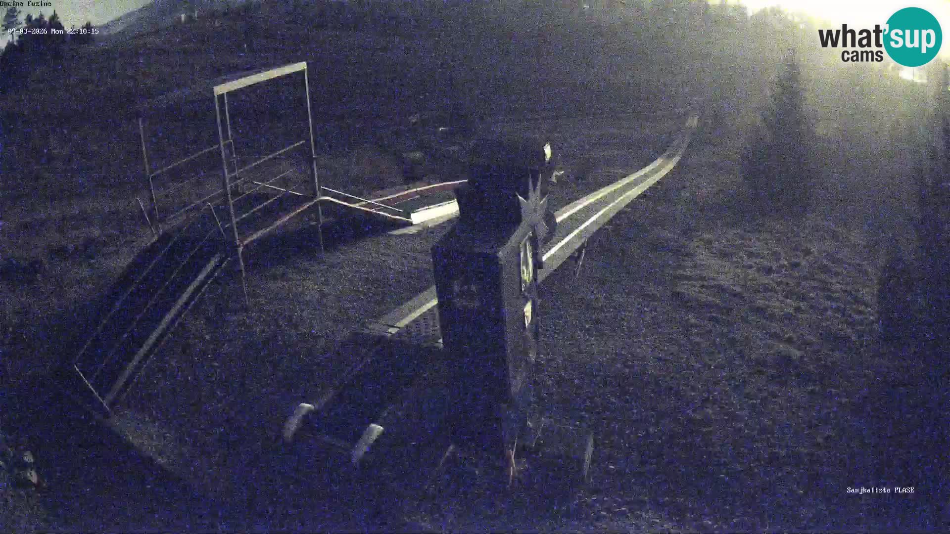 Live webcam Fužine toboggan run – Croatia