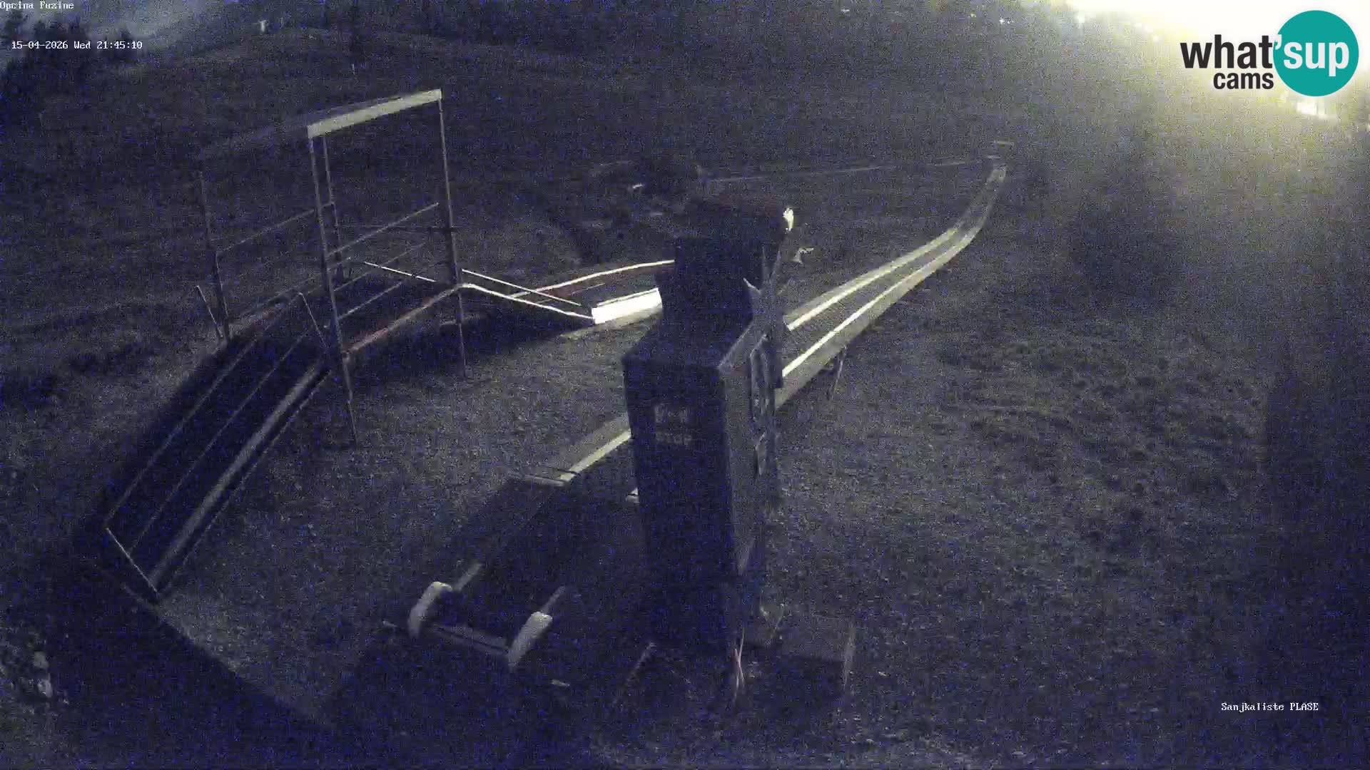 Live webcam Fužine toboggan run – Croatia