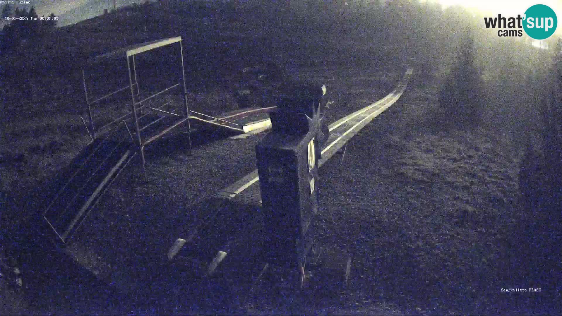 Live webcam Pista da slittino Fužine – Croazia