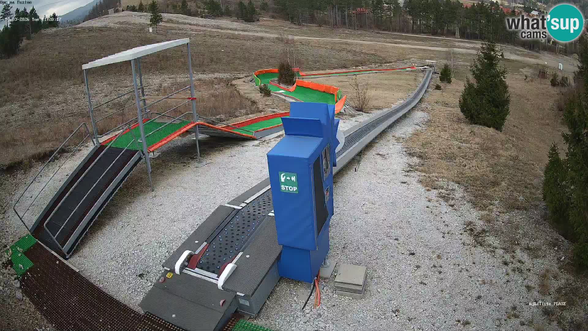 Webcam en direct Piste de luge de Fužine – Croatie