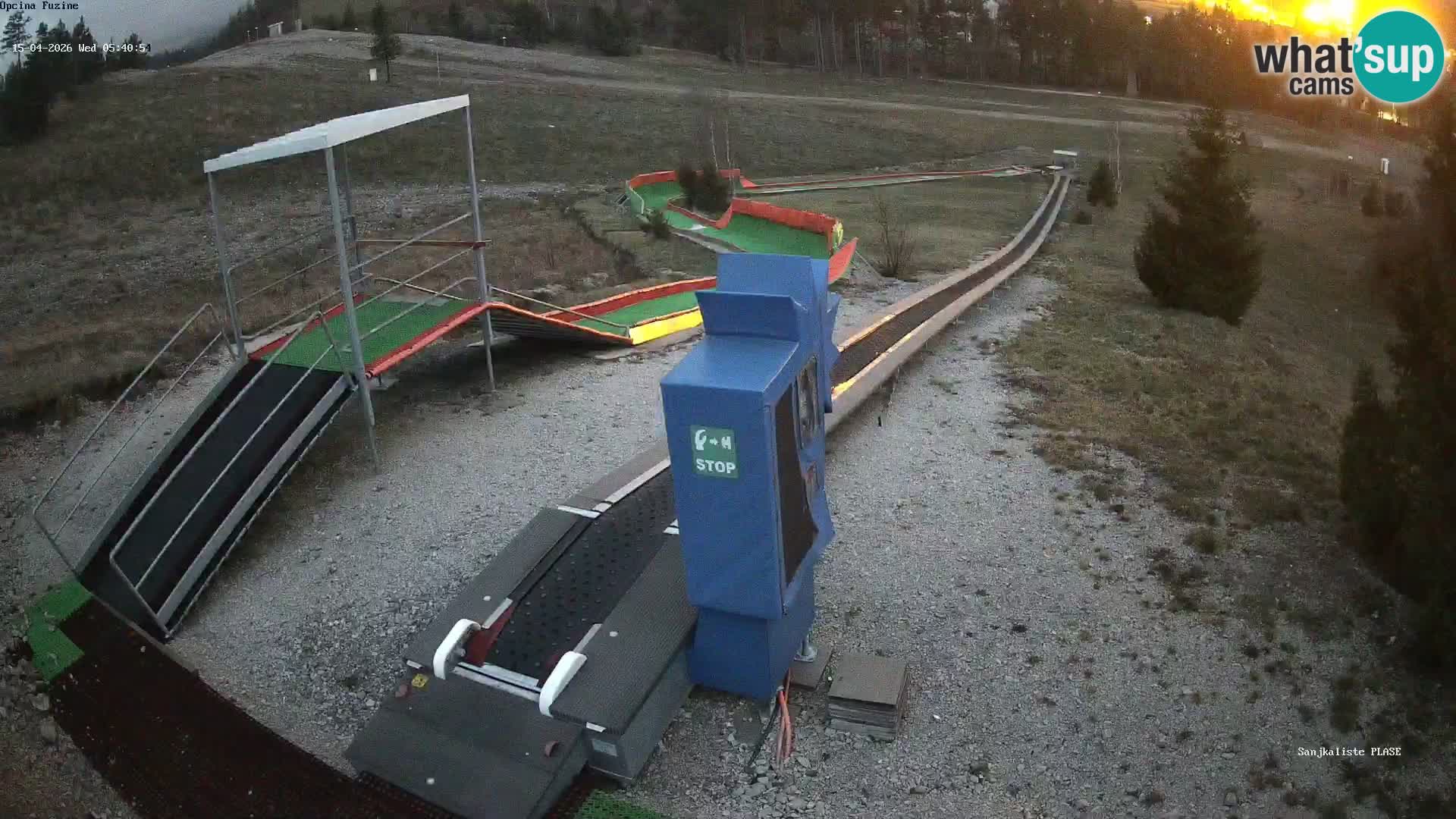 Web kamera uživo Sanjkalište Fužine – Hrvatska