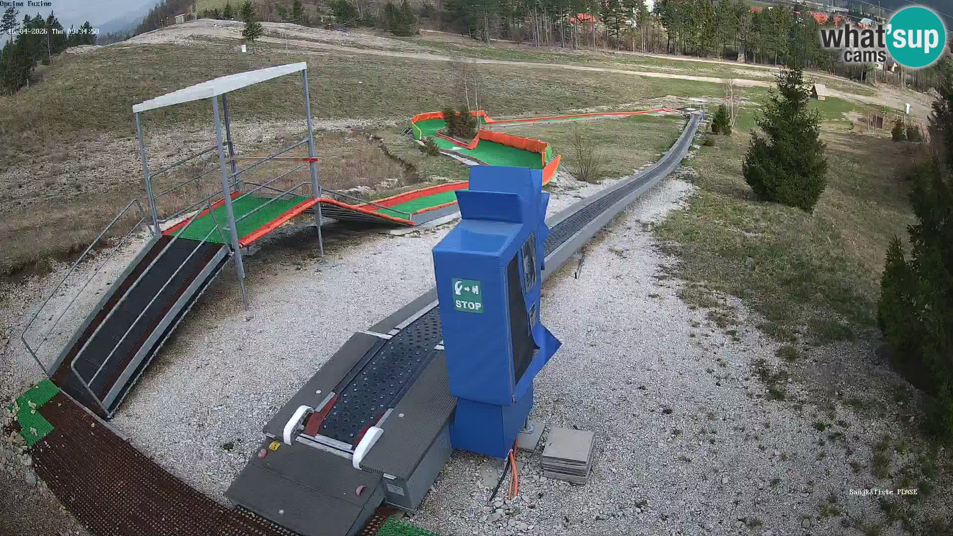 Spletna kamera v živo Sankališče Fužine – Hrvaška