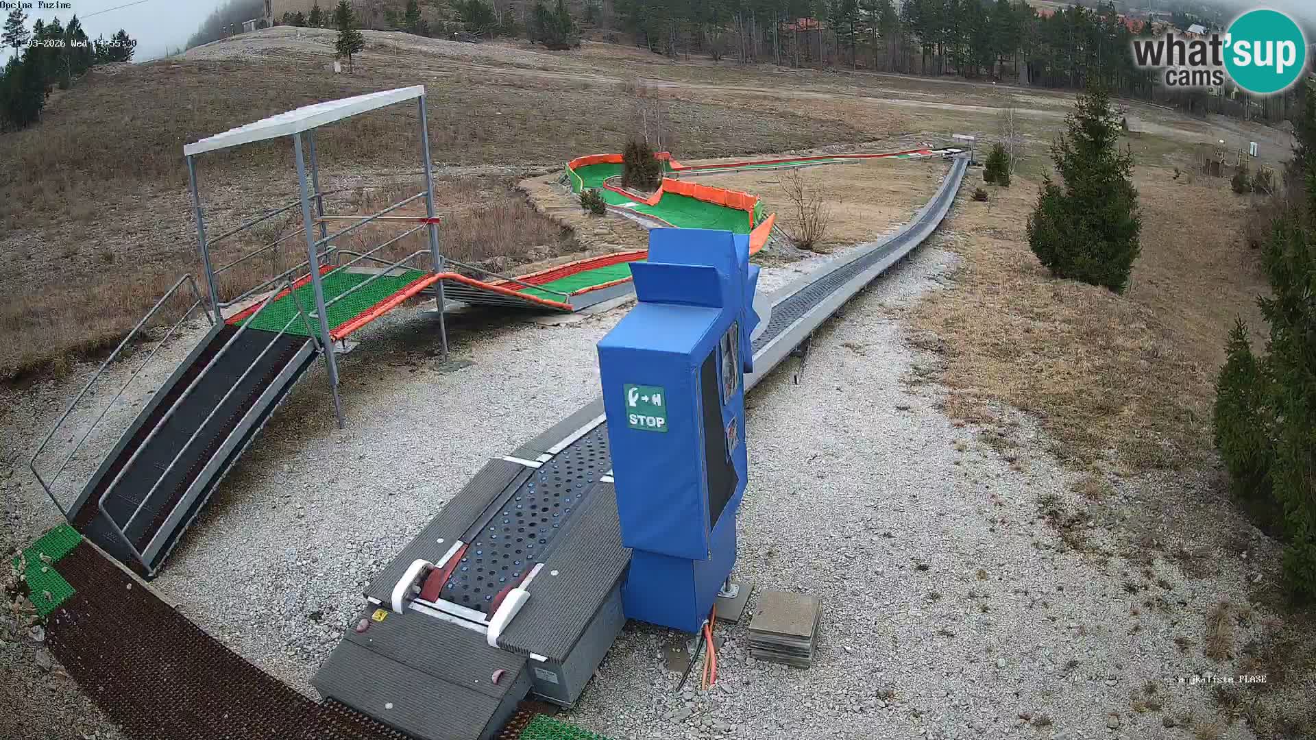 Webcam en vivo Pista de trineo Fužine – Croacia