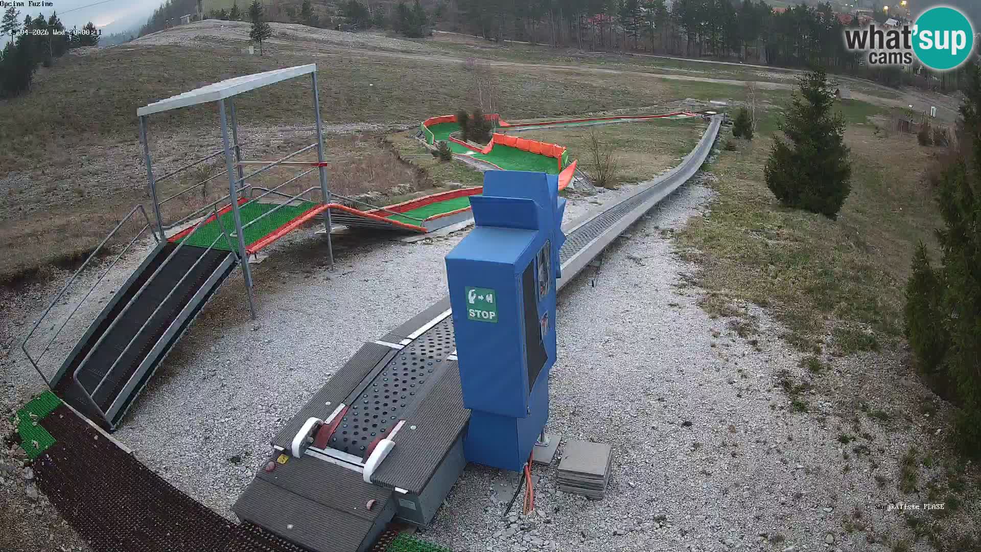 Webcam en direct Piste de luge de Fužine – Croatie