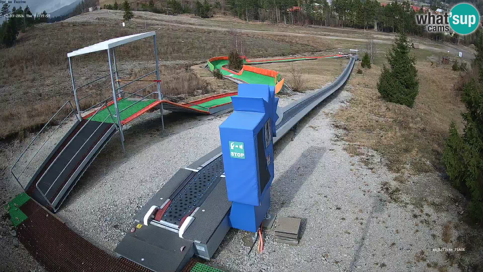 Webcam en direct Piste de luge de Fužine – Croatie