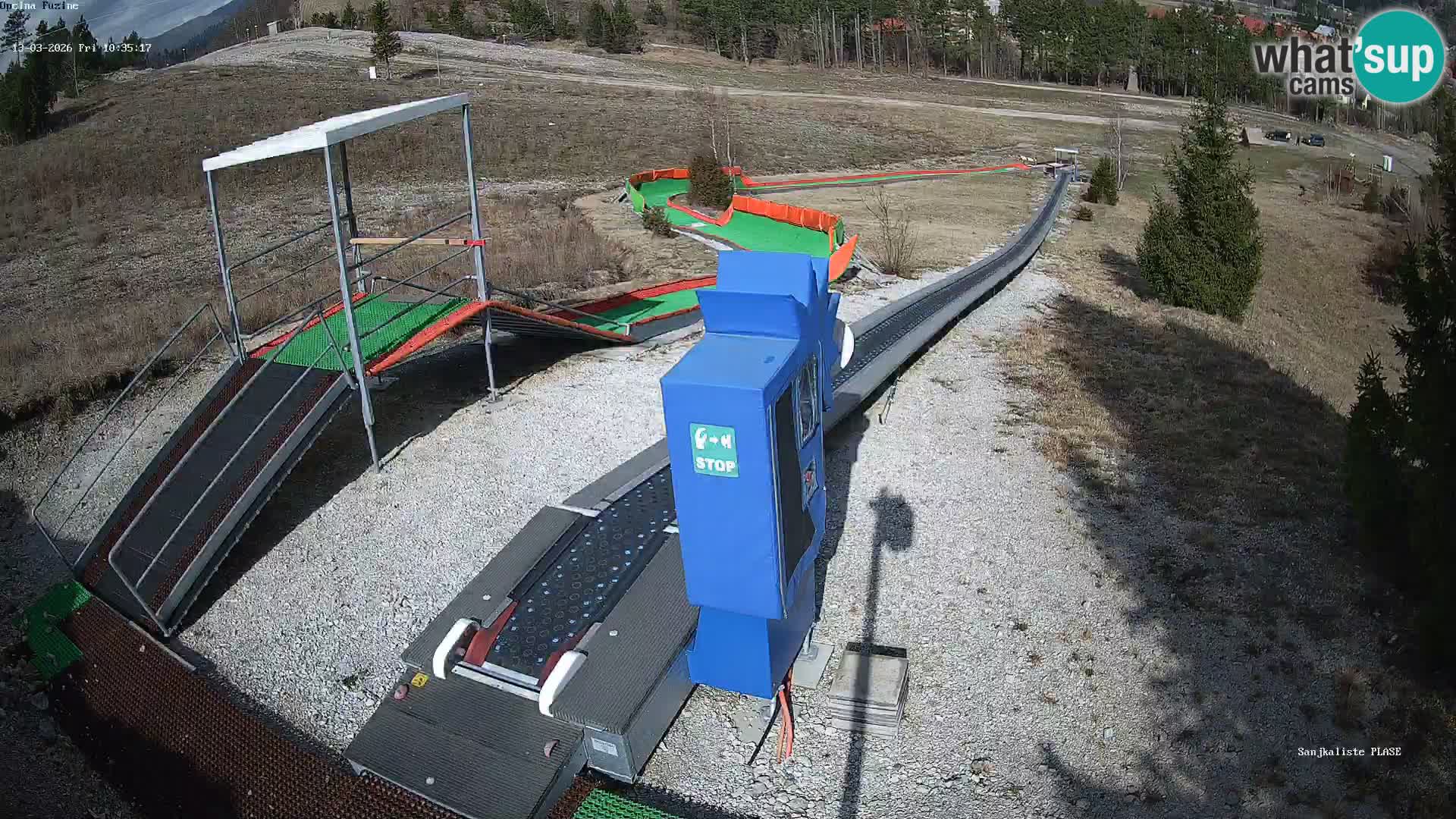 Live webcam Fužine toboggan run – Croatia