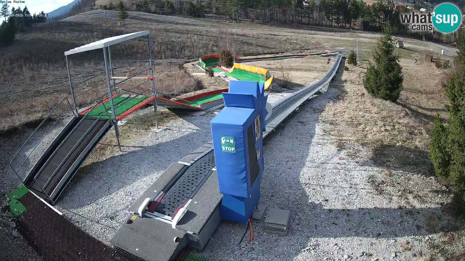 Live webcam Fužine toboggan run – Croatia