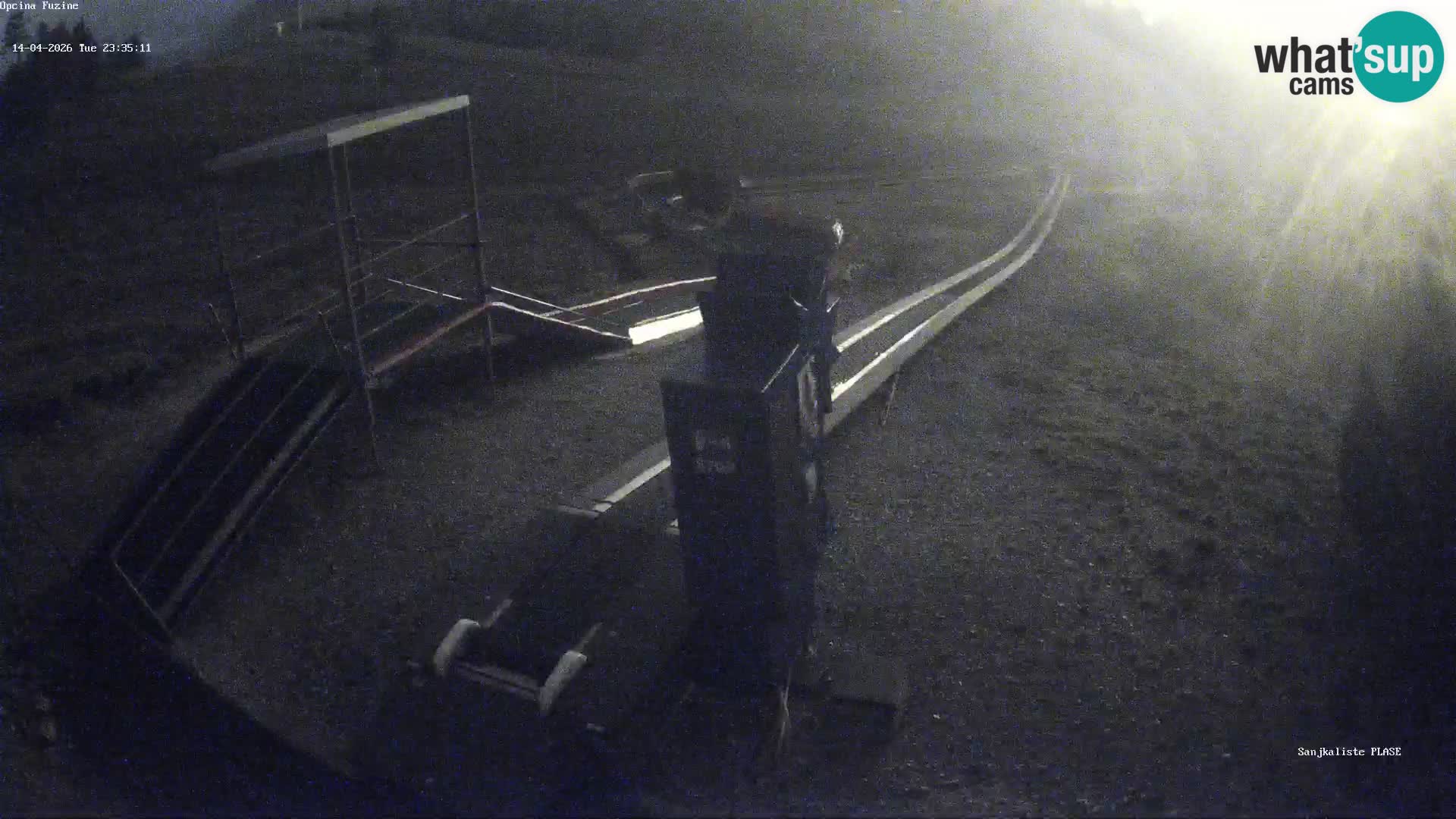 Webcam en vivo Pista de trineo Fužine – Croacia