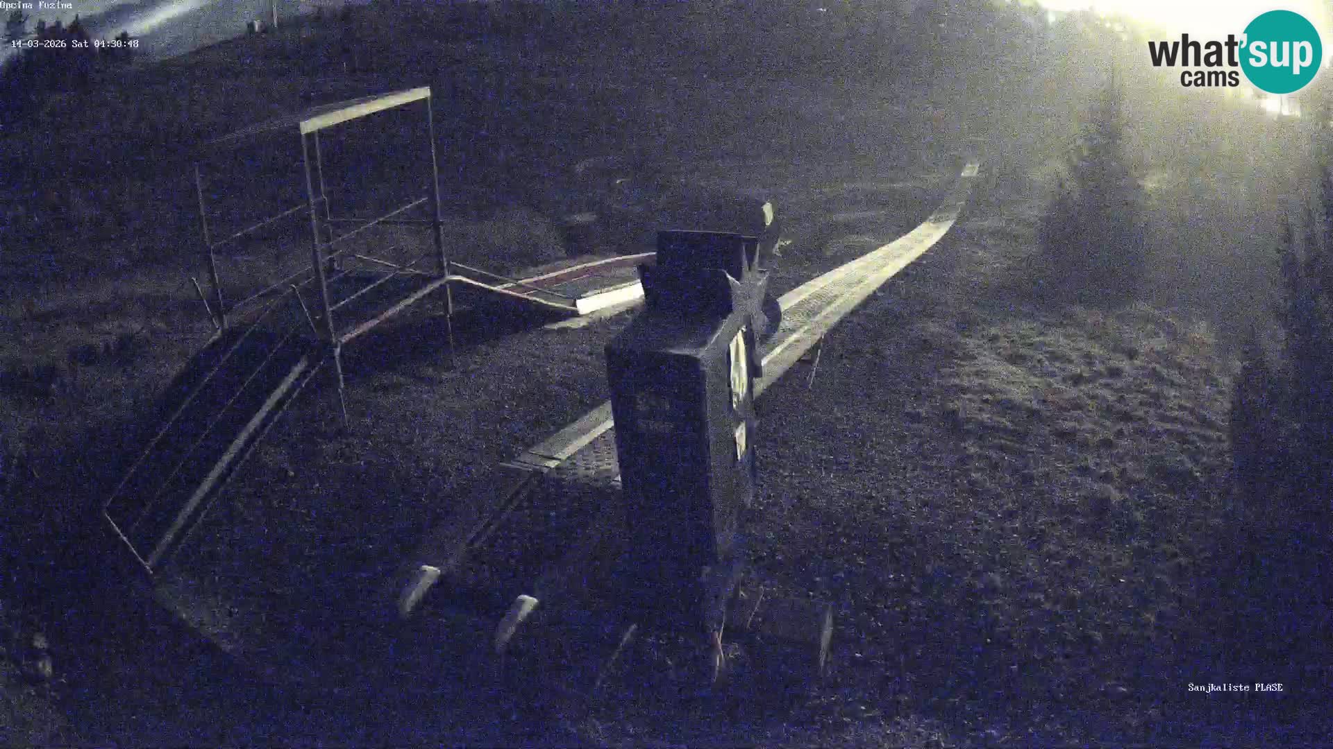 Live webcam Fužine toboggan run – Croatia