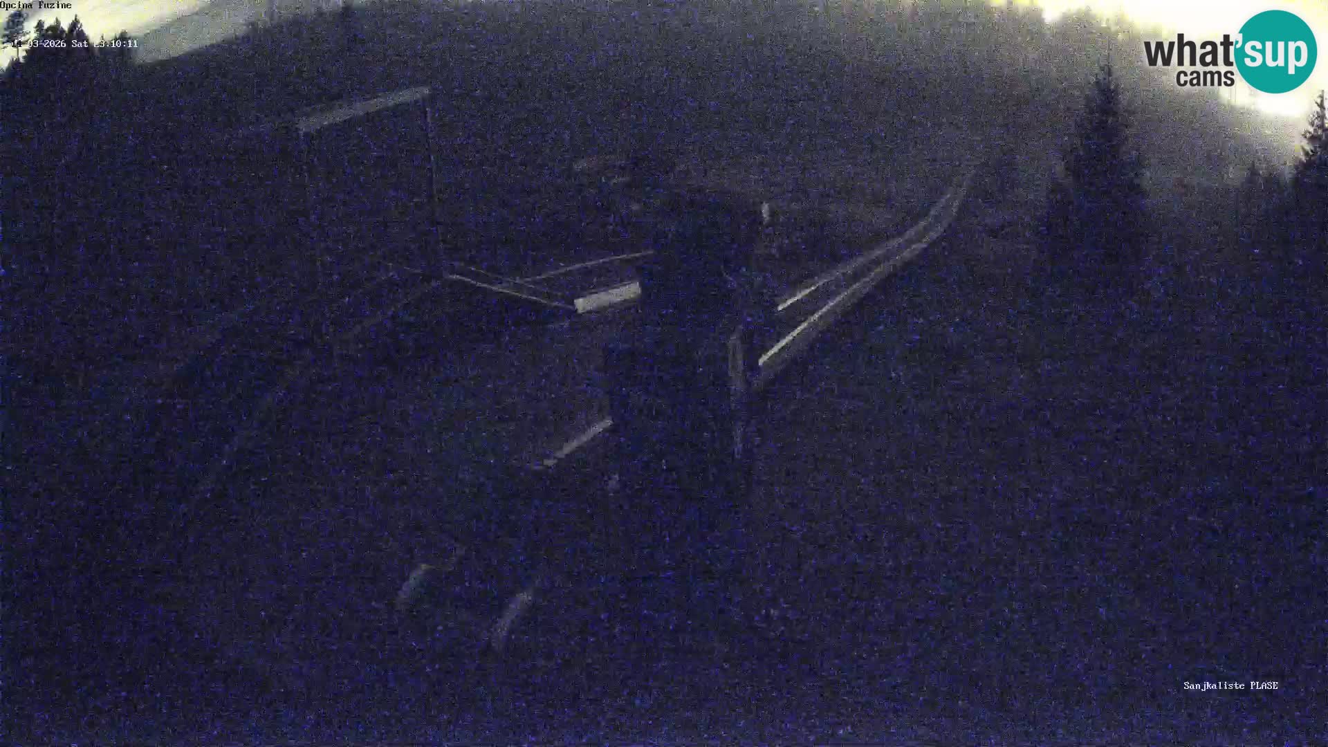 Webcam en vivo Pista de trineo Fužine – Croacia