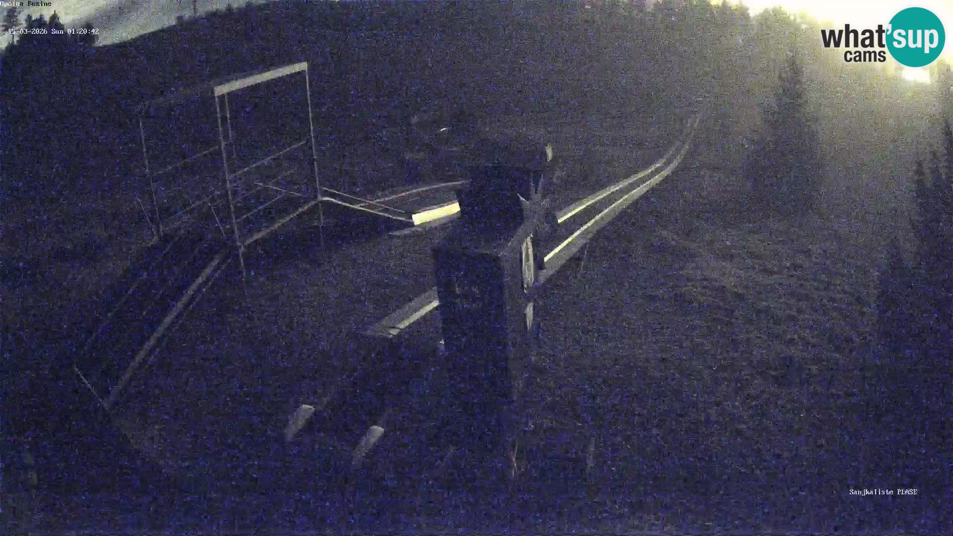 Live webcam Fužine toboggan run – Croatia