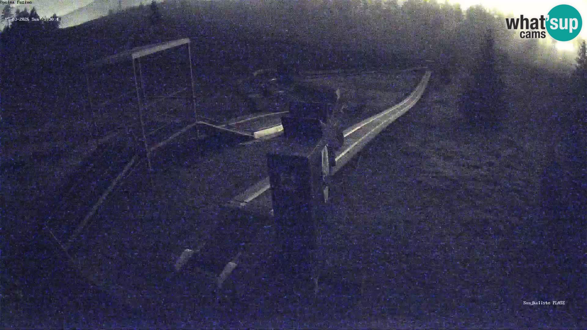 Live webcam Fužine toboggan run – Croatia