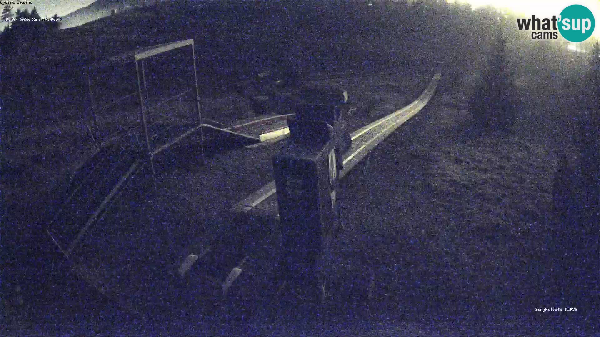 Live webcam Fužine toboggan run – Croatia