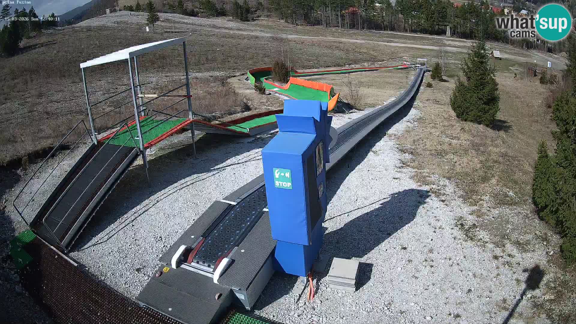 Webcam en direct Piste de luge de Fužine – Croatie