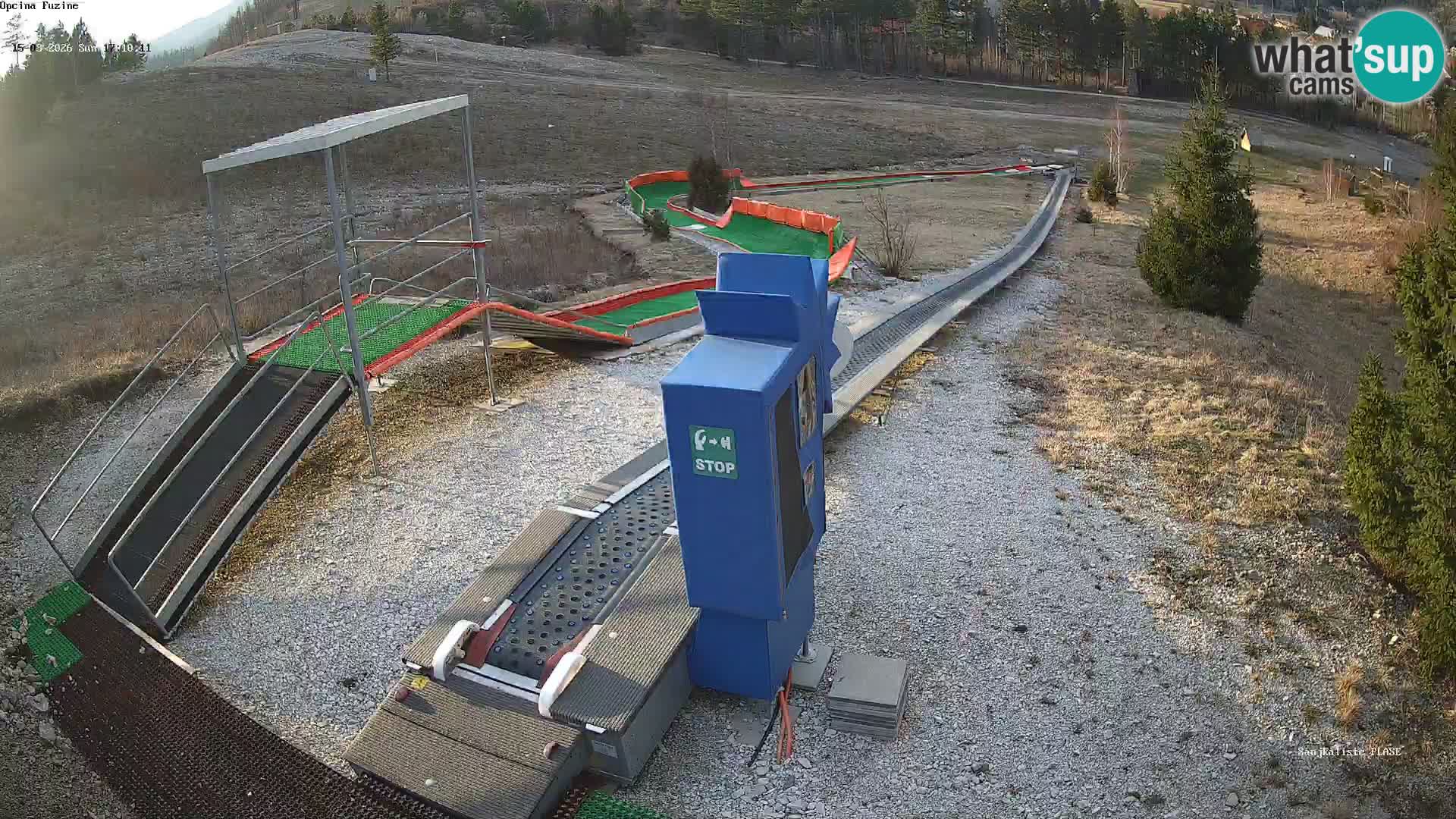 Webcam en direct Piste de luge de Fužine – Croatie