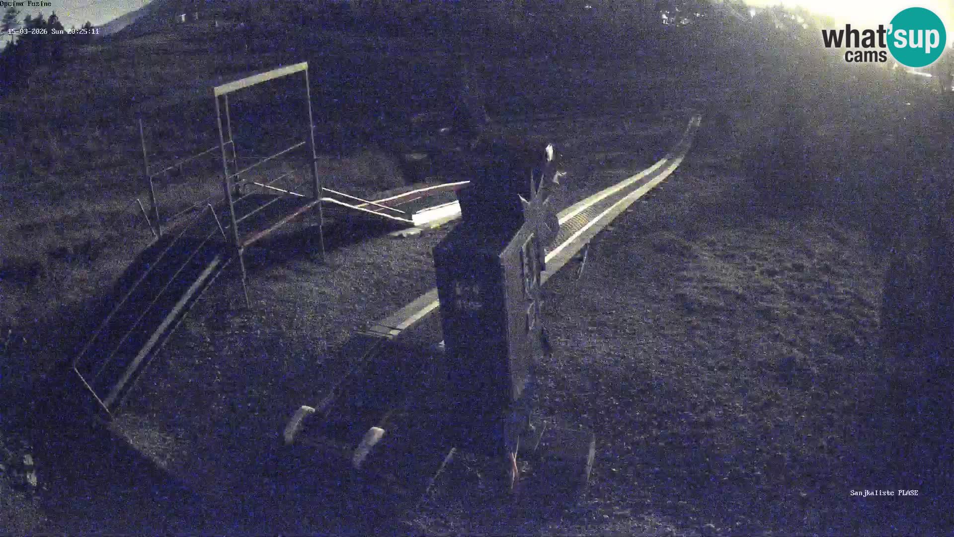 Live webcam Fužine toboggan run – Croatia