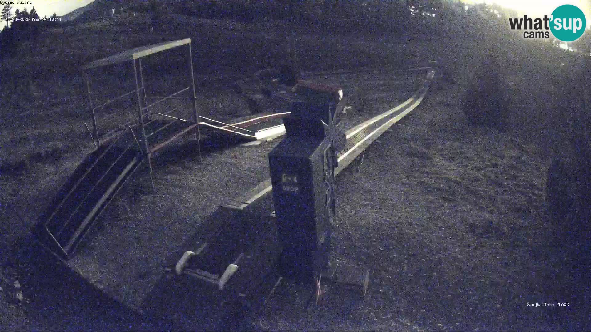 Live webcam Fužine toboggan run – Croatia