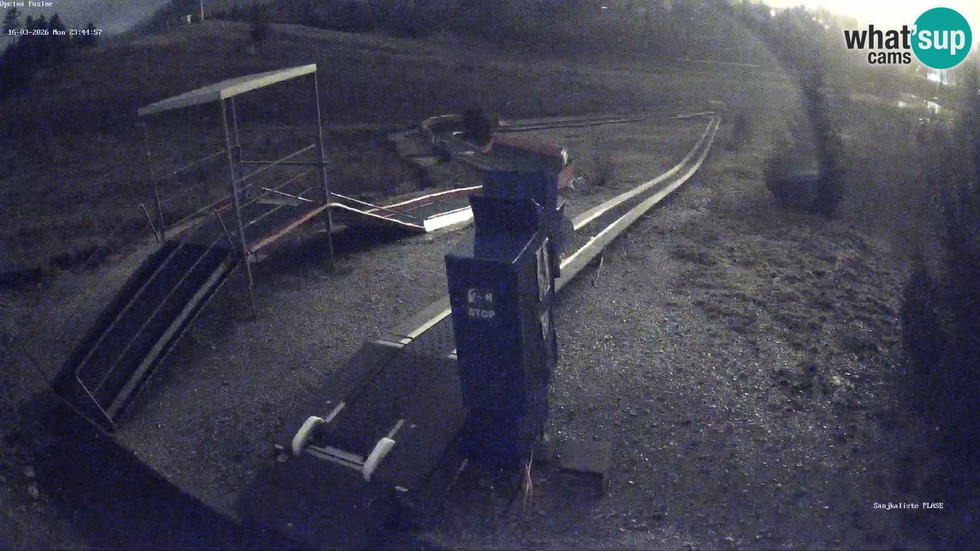 Webcam en direct Piste de luge de Fužine – Croatie