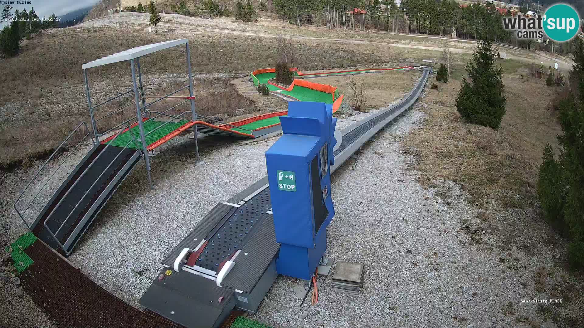 Webcam en direct Piste de luge de Fužine – Croatie