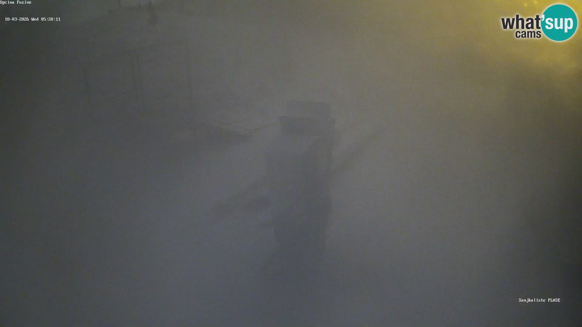 Webcam en vivo Pista de trineo Fužine – Croacia