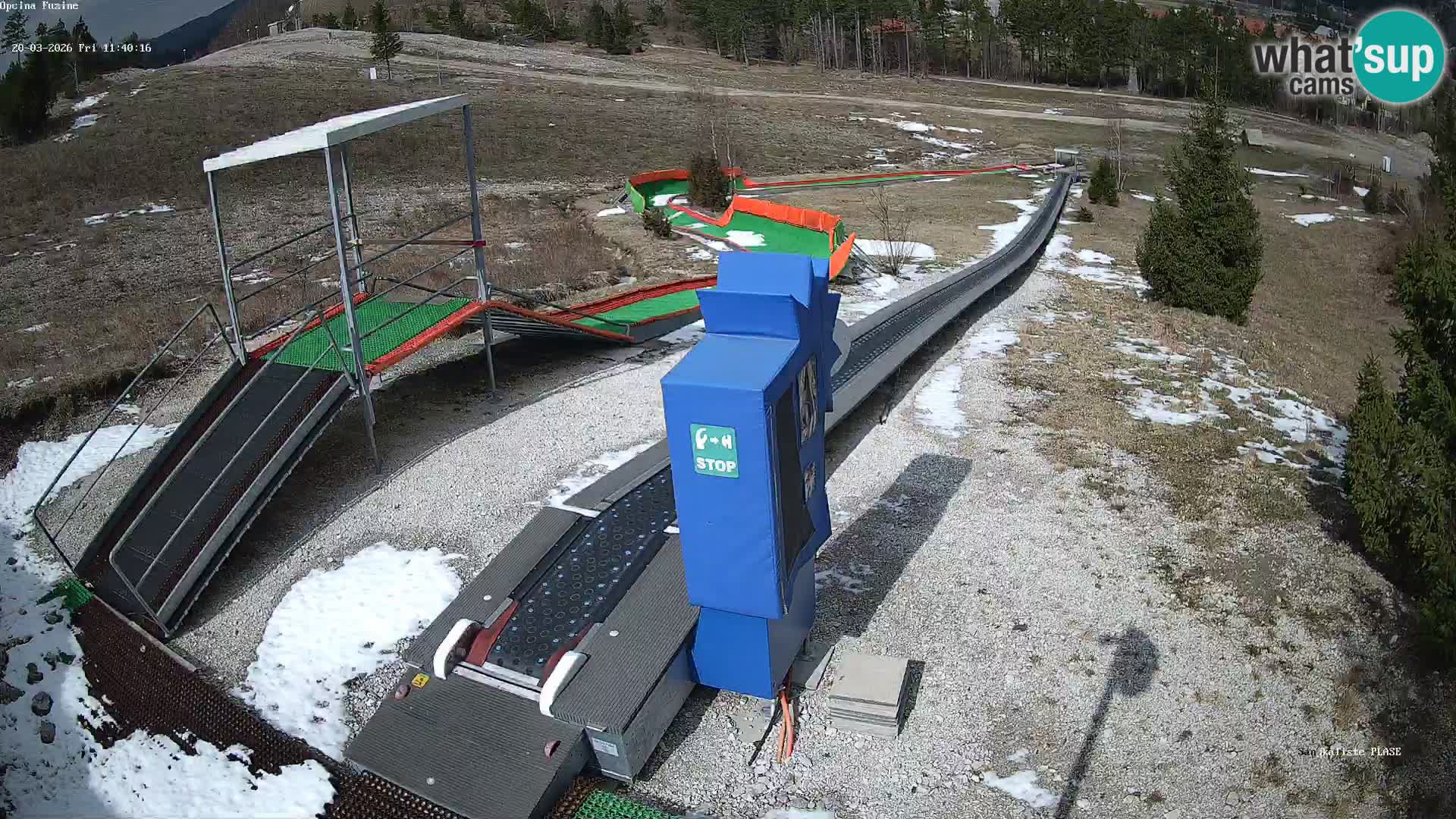 Webcam en direct Piste de luge de Fužine – Croatie