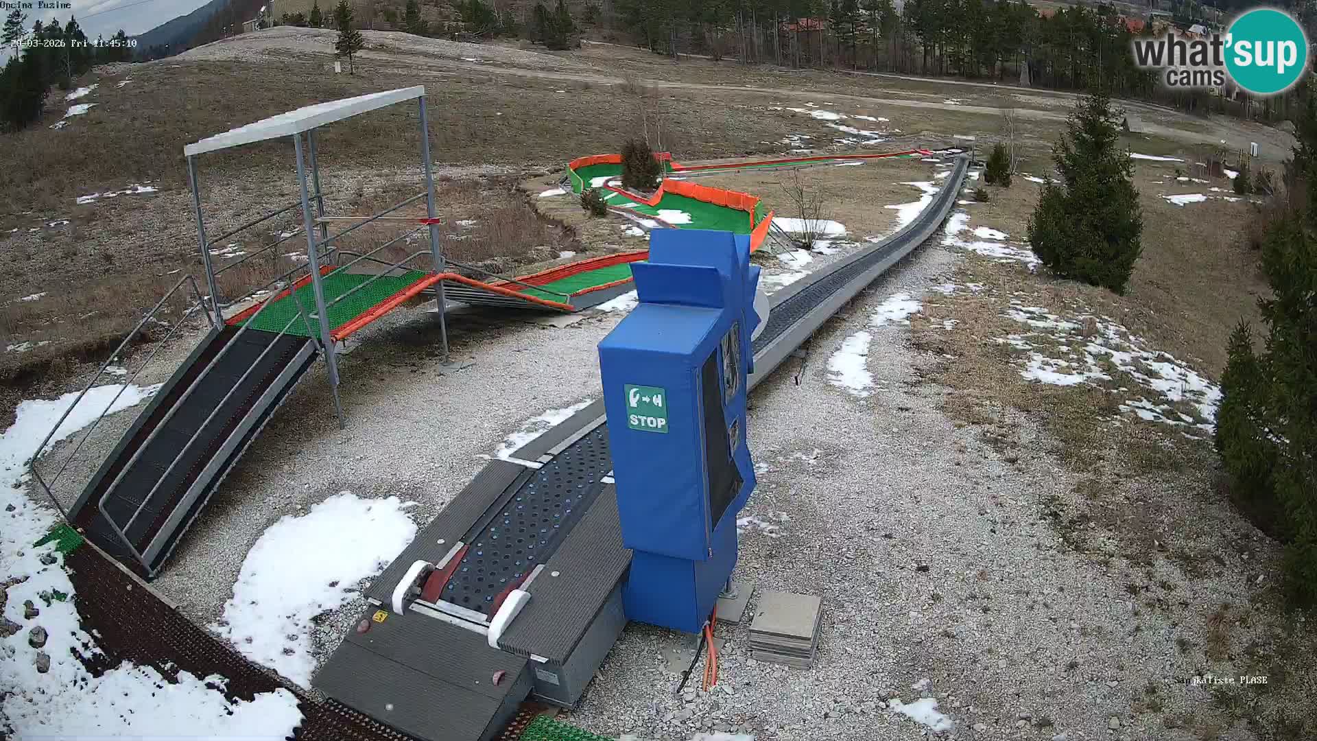 Live webcam Fužine toboggan run – Croatia